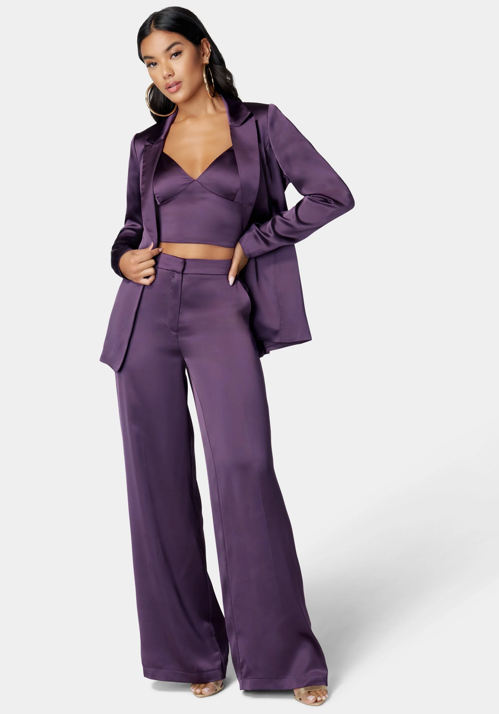 18458-satin-one-button-tailored-jacket-2.webp Satin One Button Tailored Jacket