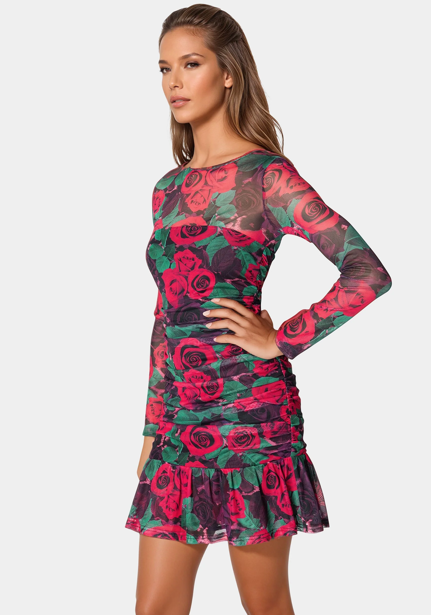 18531-flounce-mesh-longsleeve-mini-dress-2.webp Flounce Mesh Longsleeve Mini Dress
