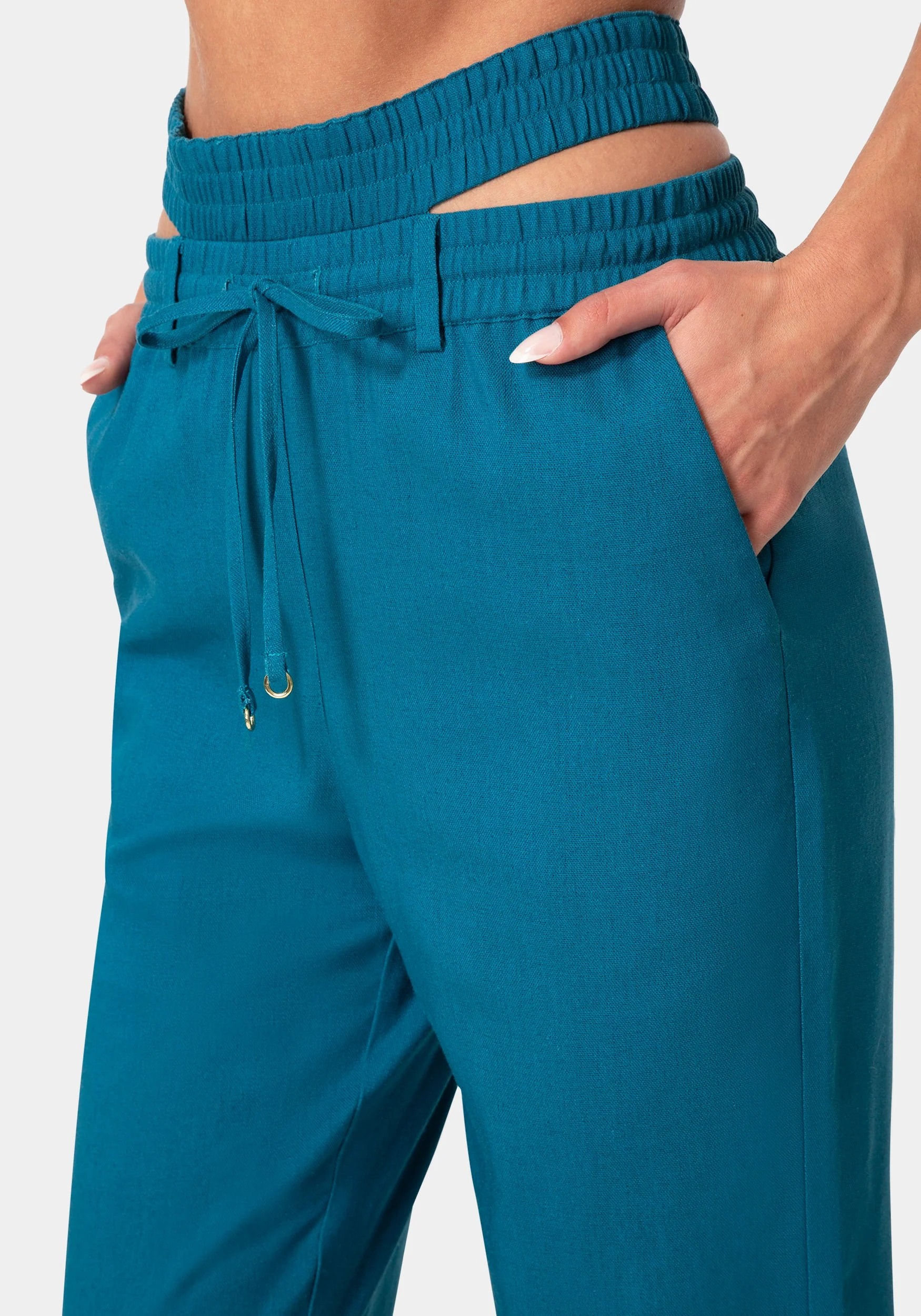 1856-high-waisted-cutout-linen-jogger-4.webp High Waisted Cutout Linen Jogger