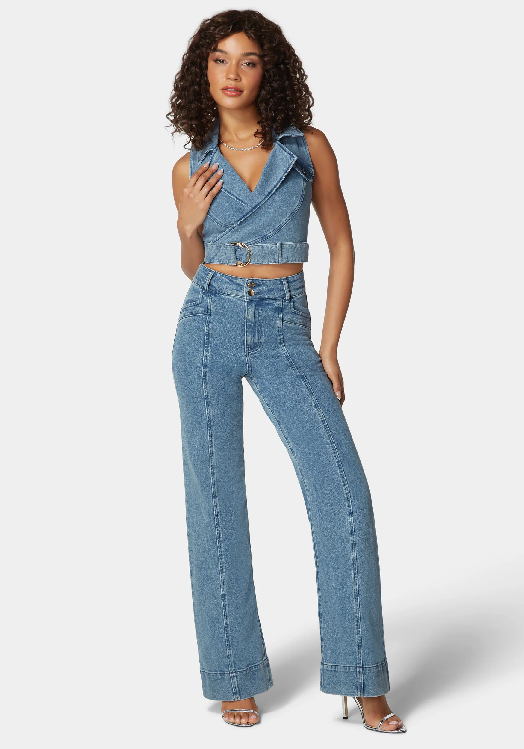 18565-high-waist-seam-detail-ultra-wide-leg-jeans-2.webp High Waist Seam Detail Ultra Wide Leg Jeans