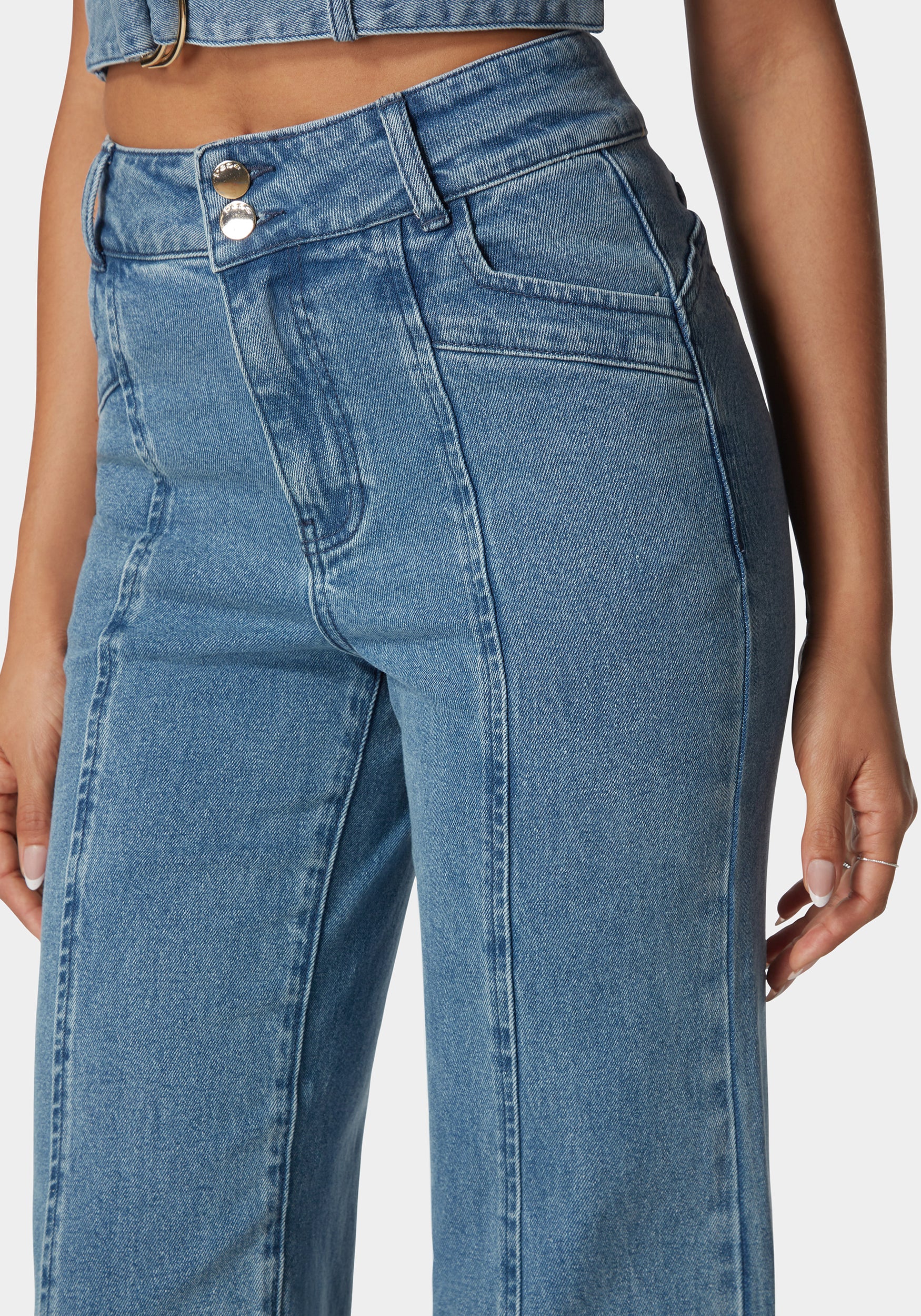 18565-high-waist-seam-detail-ultra-wide-leg-jeans-4.jpg High Waist Seam Detail Ultra Wide Leg Jeans