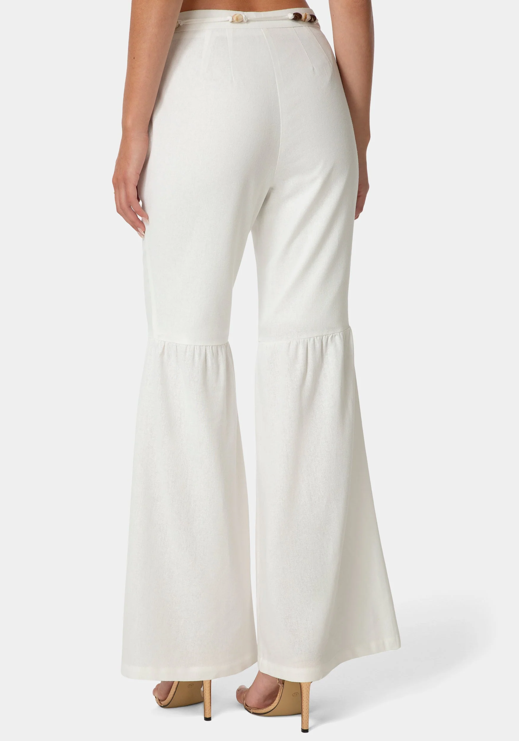 Bell Bottom Linen Pants