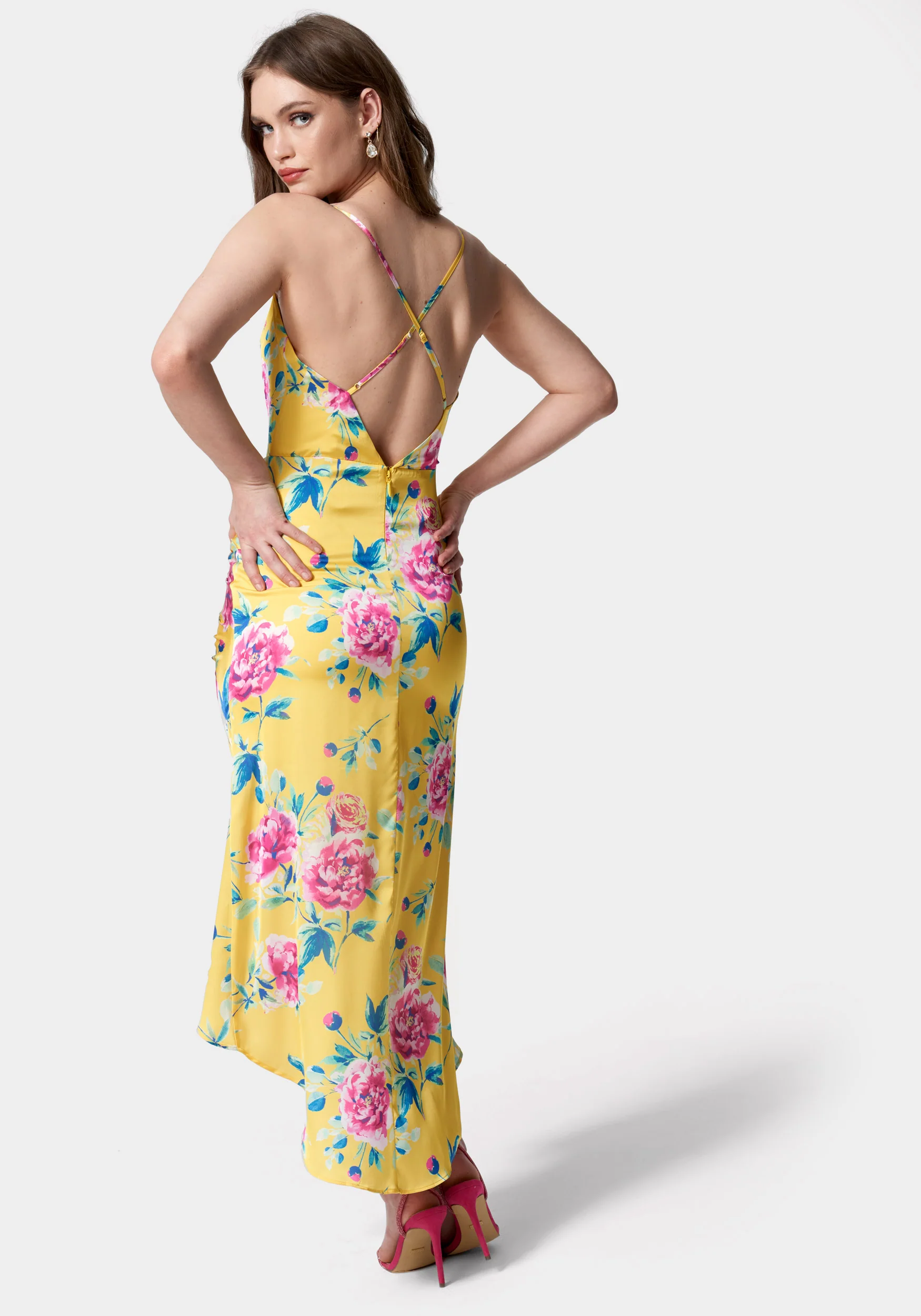 18884-hi-lo-ruched-midi-dress-3.webp Hi Lo Ruched Midi Dress