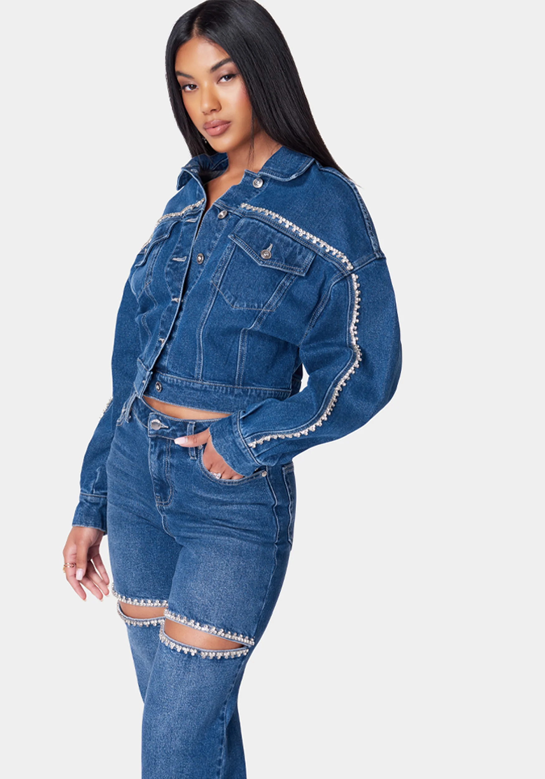 18908-rhinestone-detail-button-front-denim-jacket-2.webp Rhinestone Detail Button Front Denim Jacket