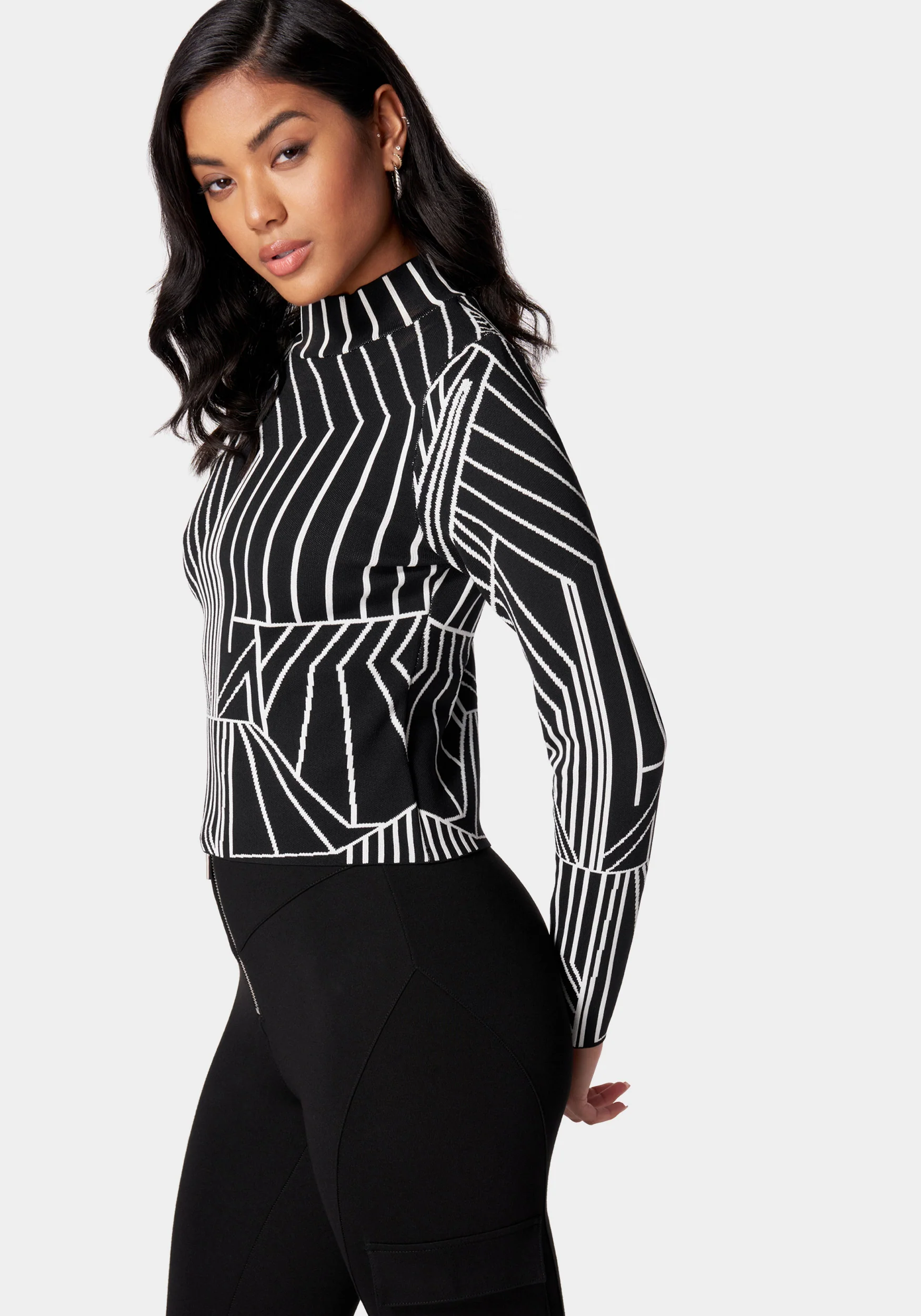 19066-abstract-jacquard-mock-neck-sweater-2.webp Abstract Jacquard Mock Neck Sweater