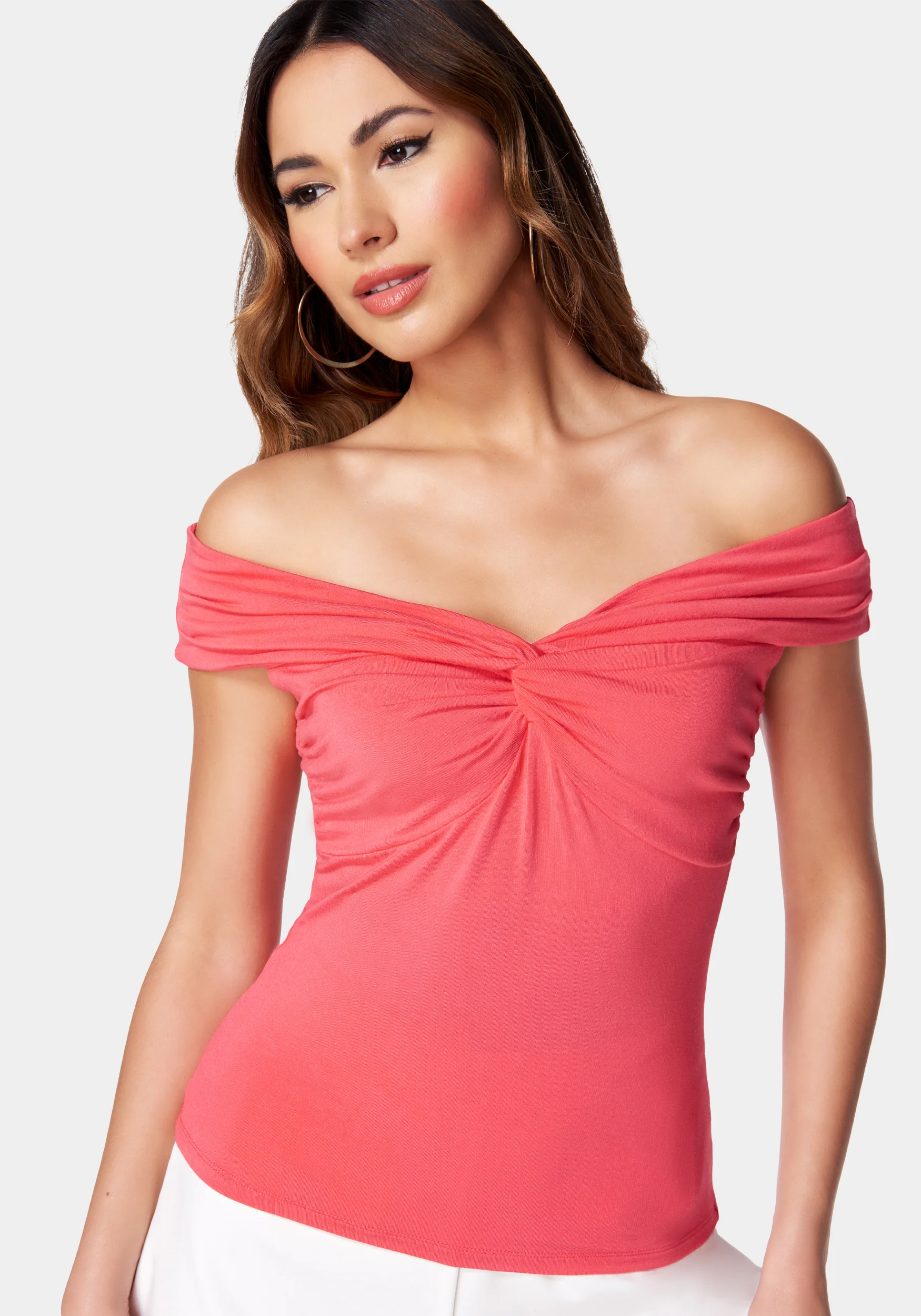 19072-off-shoulder-front-twist-draped-top-4.webp Off Shoulder Front Twist Draped Top