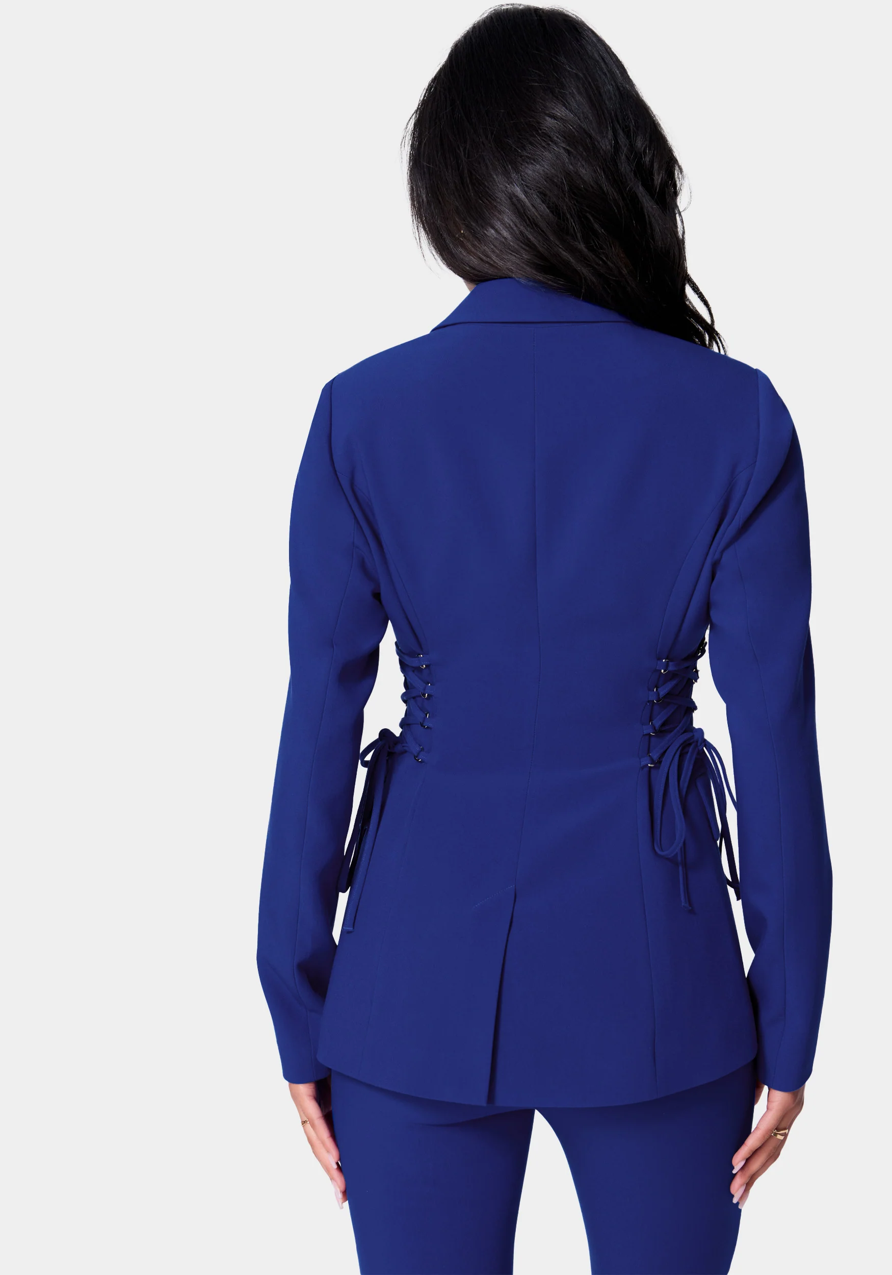 19198-side-corset-detail-tailored-twill-jacket-3.webp Side Corset Detail Tailored Twill Jacket