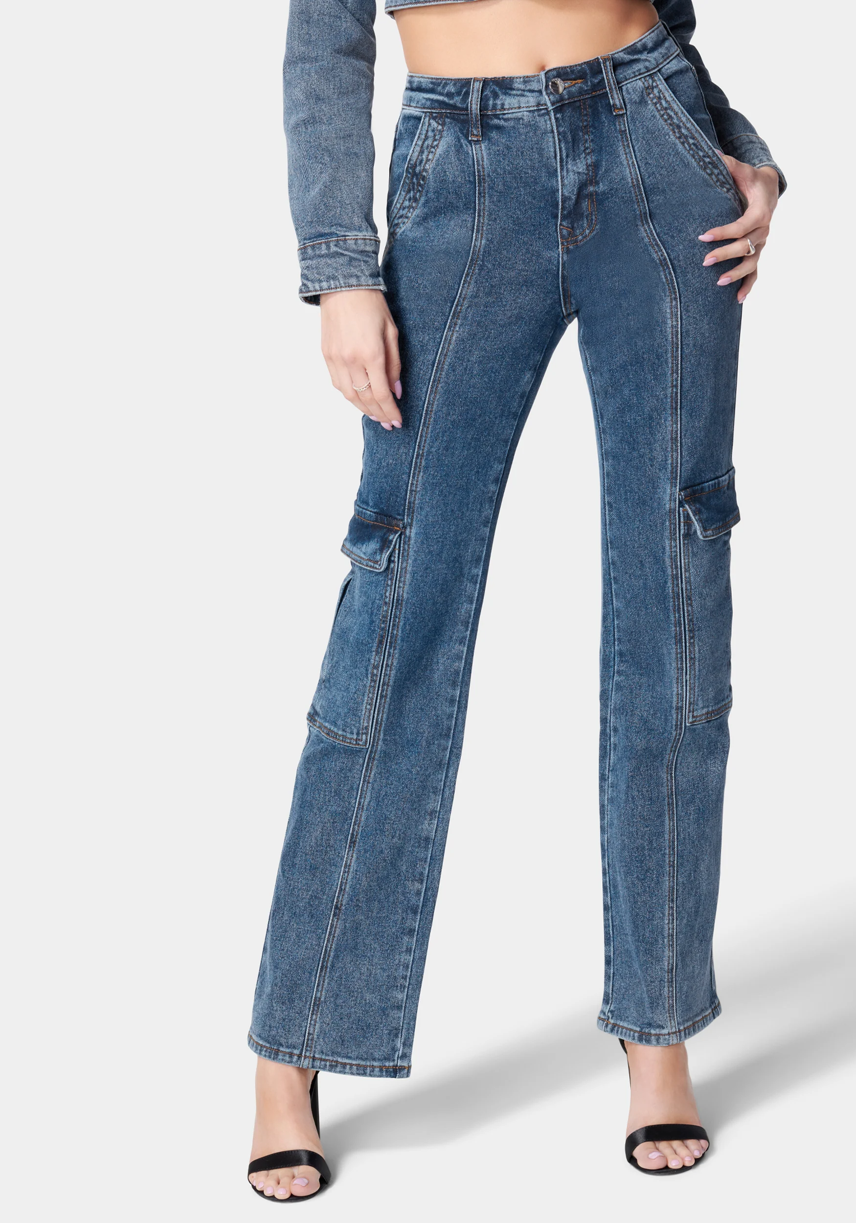 19420-natural-waist-wide-leg-cargo-denim-jeans-1.webp Natural Waist Wide Leg Cargo Denim Jeans