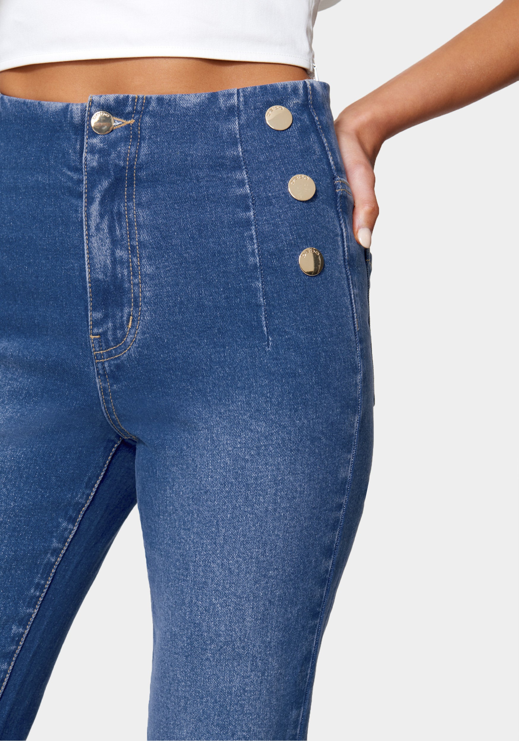 19639-high-waist-button-detail-wide-leg-jeans-4.jpg High Waist Button Detail Wide Leg Jeans
