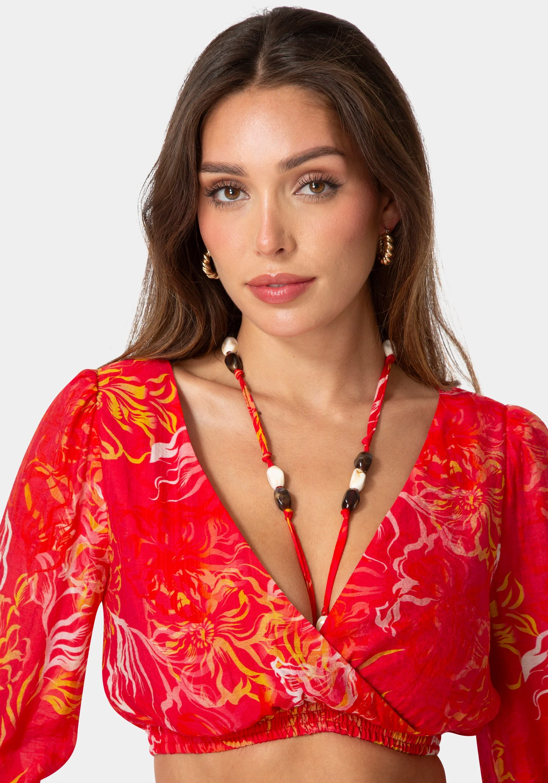 2042-beaded-belt-flowy-blouse-4.webp Beaded Belt Flowy Blouse