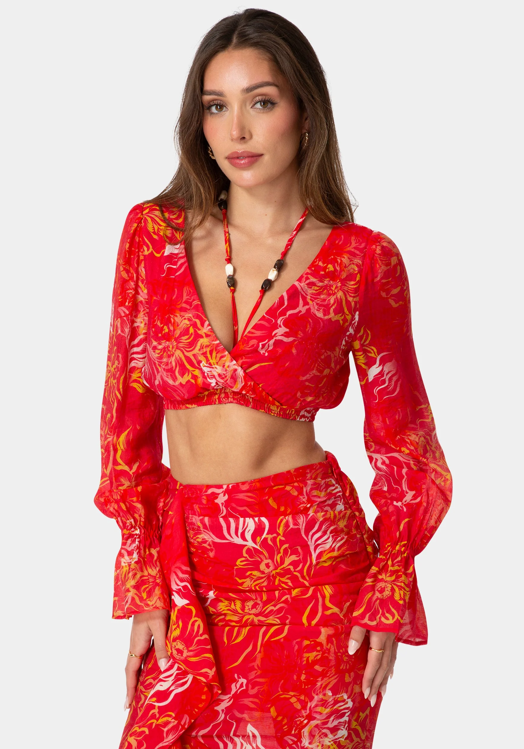 2042-beaded-belt-flowy-blouse-5.webp Beaded Belt Flowy Blouse