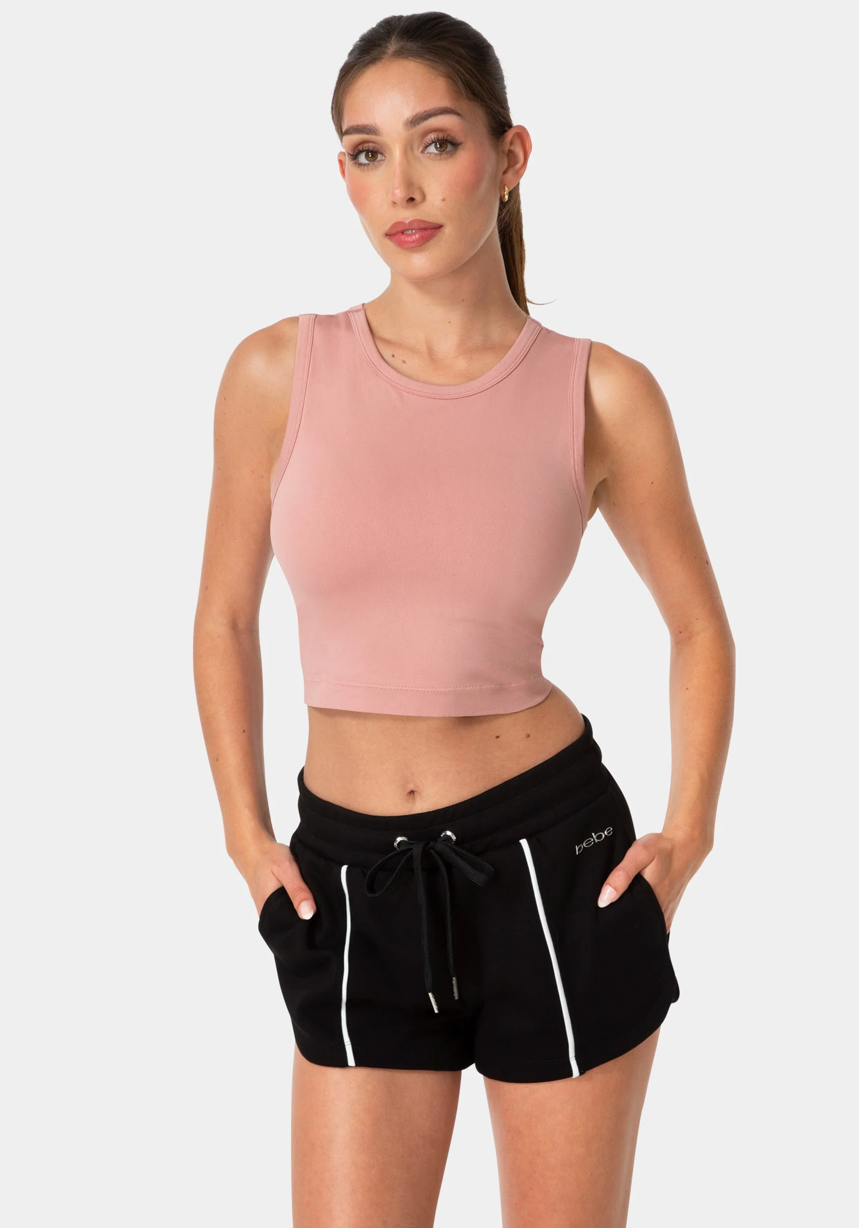 2076-double-front-seamless-cropped-tank-with-foil-logo-3.webp Double Front Seamless Cropped Tank With Foil Logo