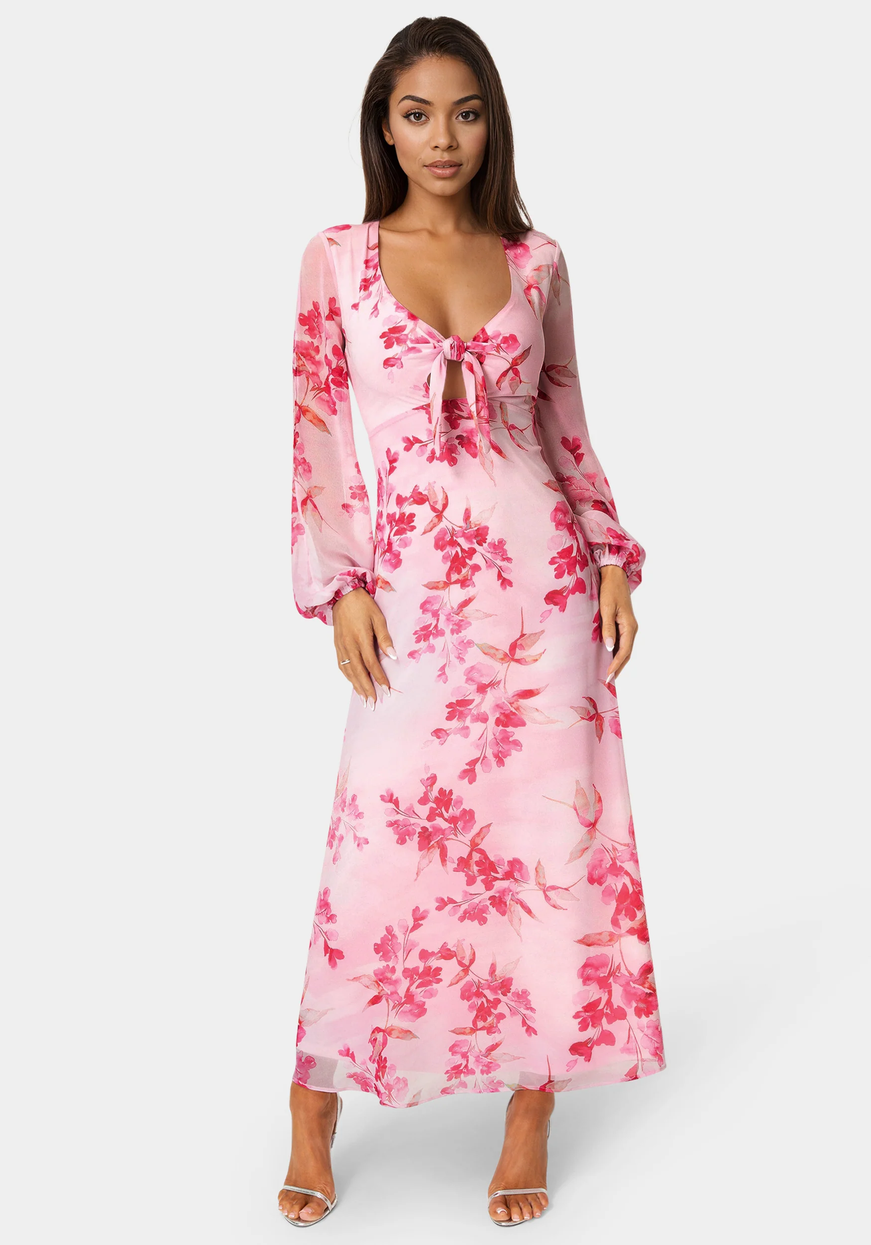 251-printed-chiffon-tie-front-maxi-dress-1.webp Printed Chiffon Tie Front Maxi Dress