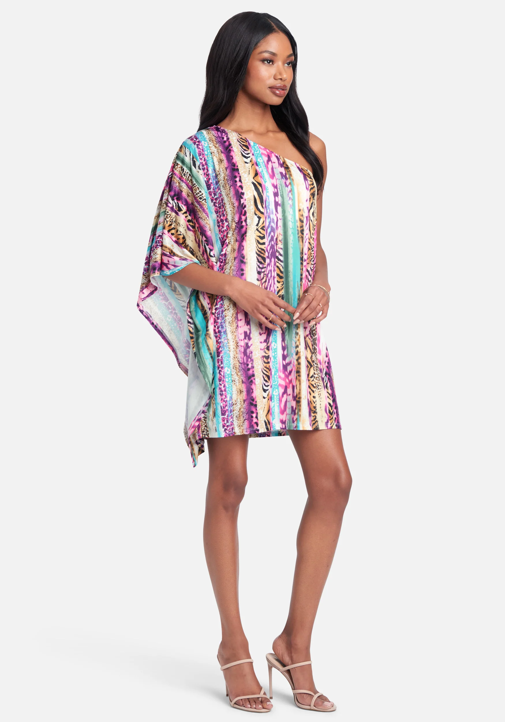 2915-one-shoulder-printed-flowy-dress-2.webp One Shoulder Printed Flowy Dress