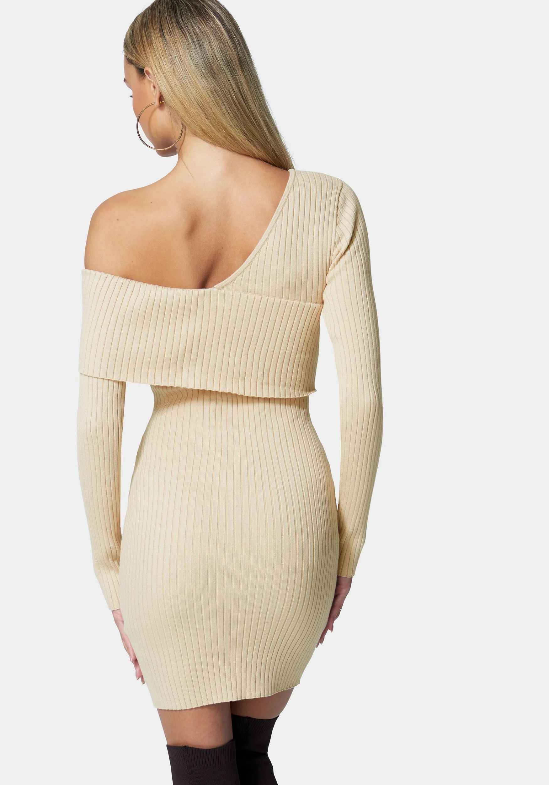 2947-asymmetrical-off-shoulder-sweater-dress-3.webp Asymmetrical Off Shoulder Sweater Dress