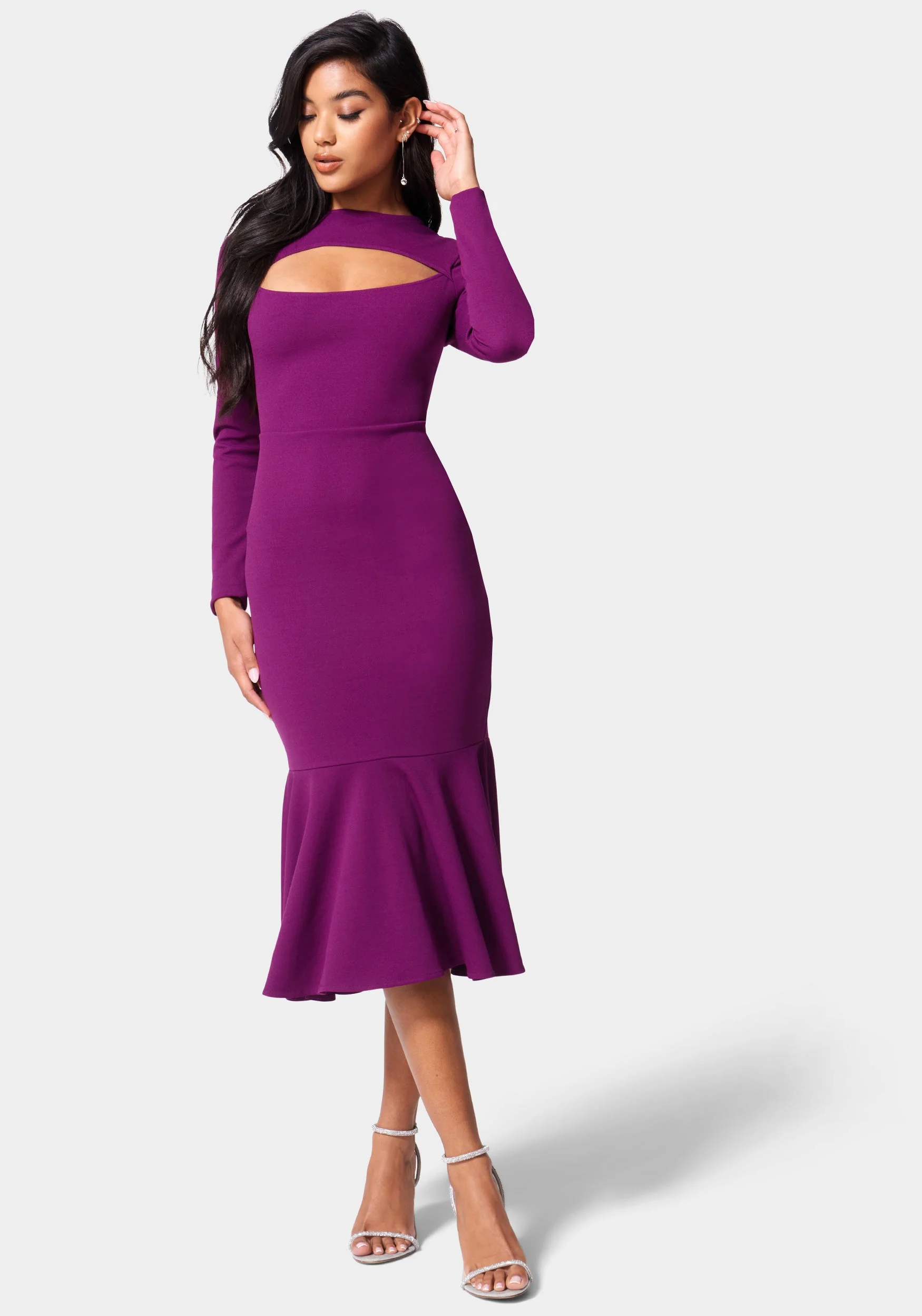 3334-flounce-hem-long-sleeve-midi-dress-1.webp Flounce Hem Long Sleeve Midi Dress