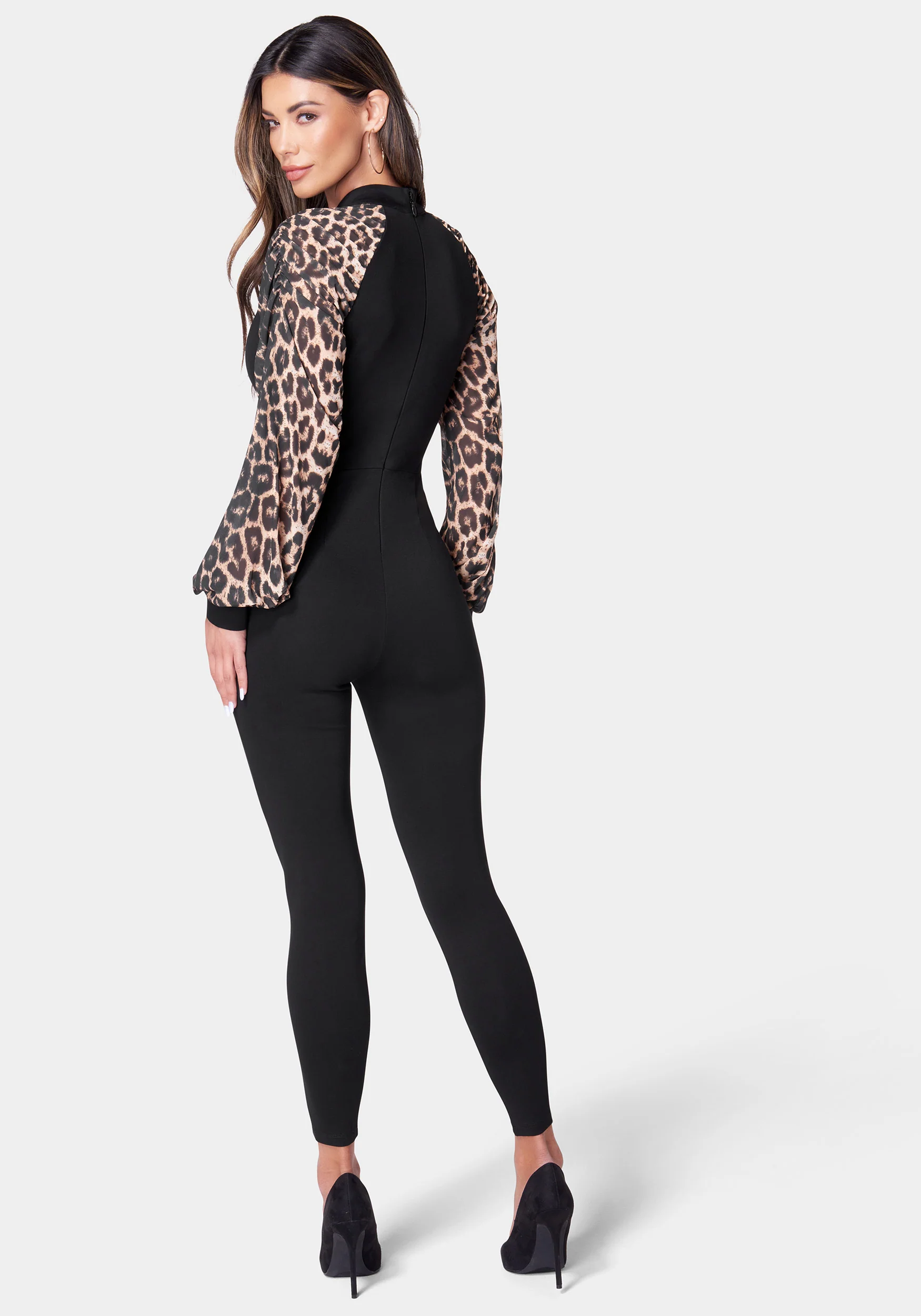 3683-printed-puff-sleeve-catsuit-3.webp Printed Puff Sleeve Catsuit