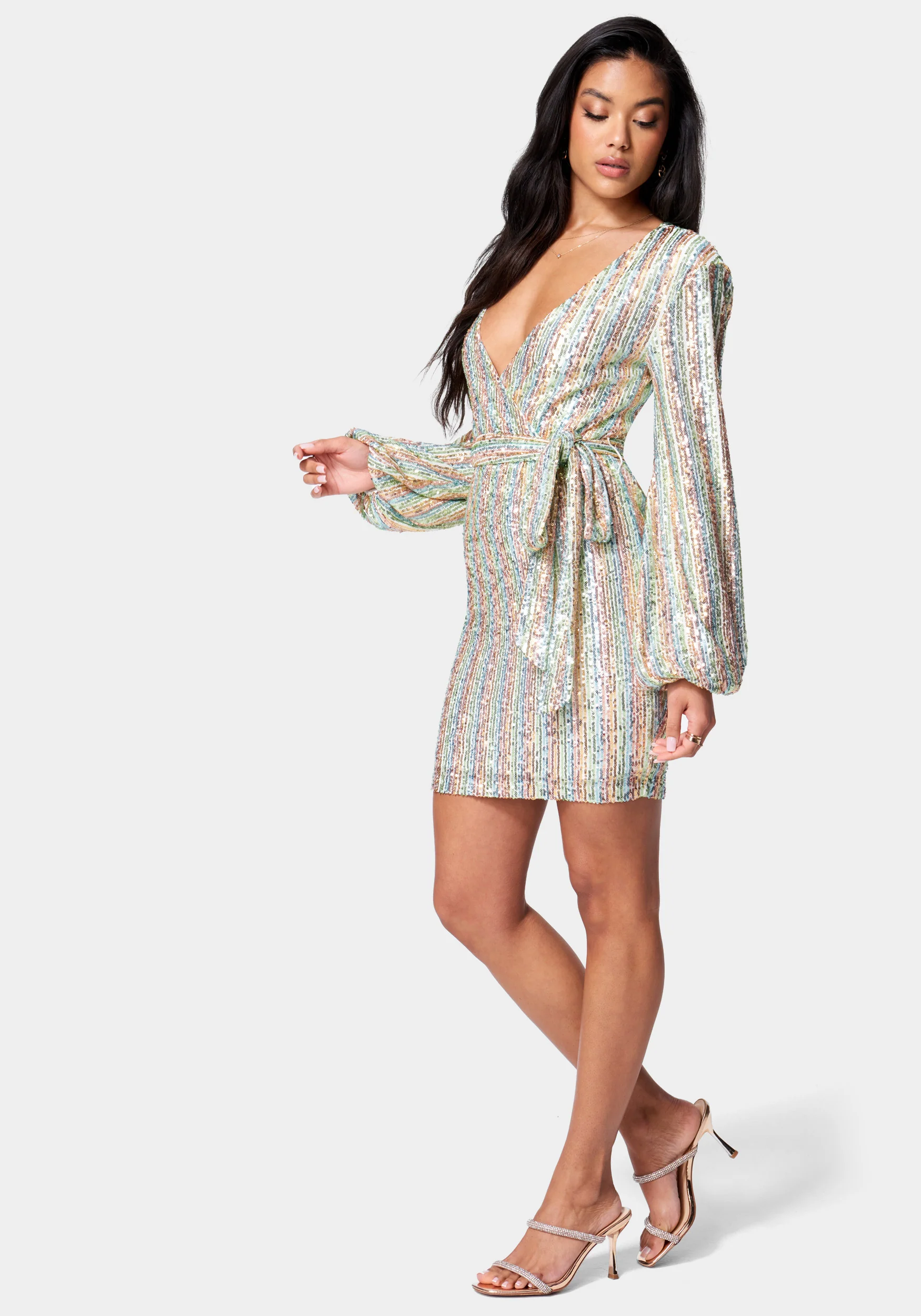 3794-sequin-tie-front-dress-2.webp Sequin Tie Front Dress