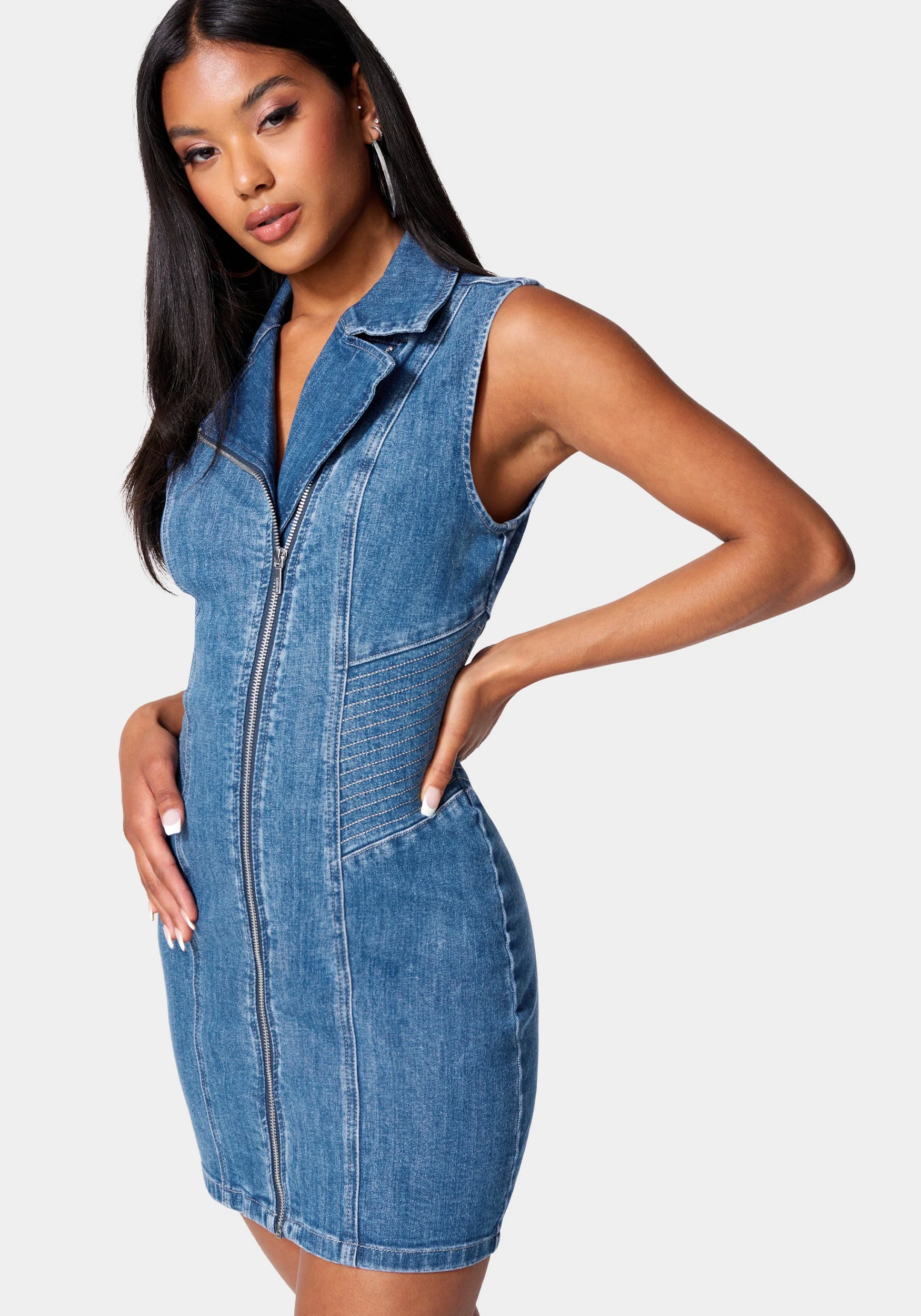 4926-multi-stitch-asymmetrical-zipper-denim-dress-2.webp Multi Stitch Asymmetrical Zipper Denim Dress