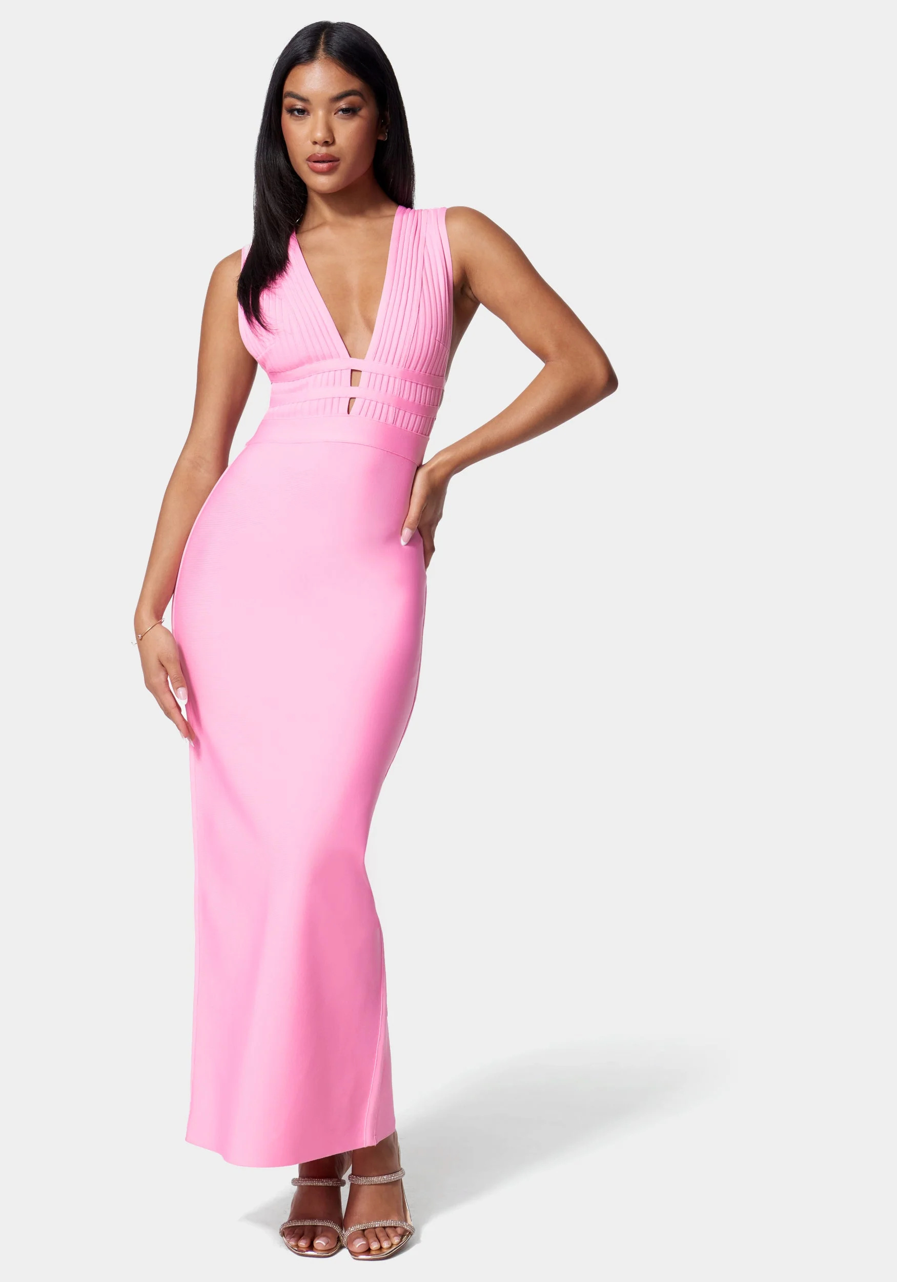 4995-luxe-bandage-plunge-neck-gown-1.webp Luxe Bandage Plunge Neck Gown