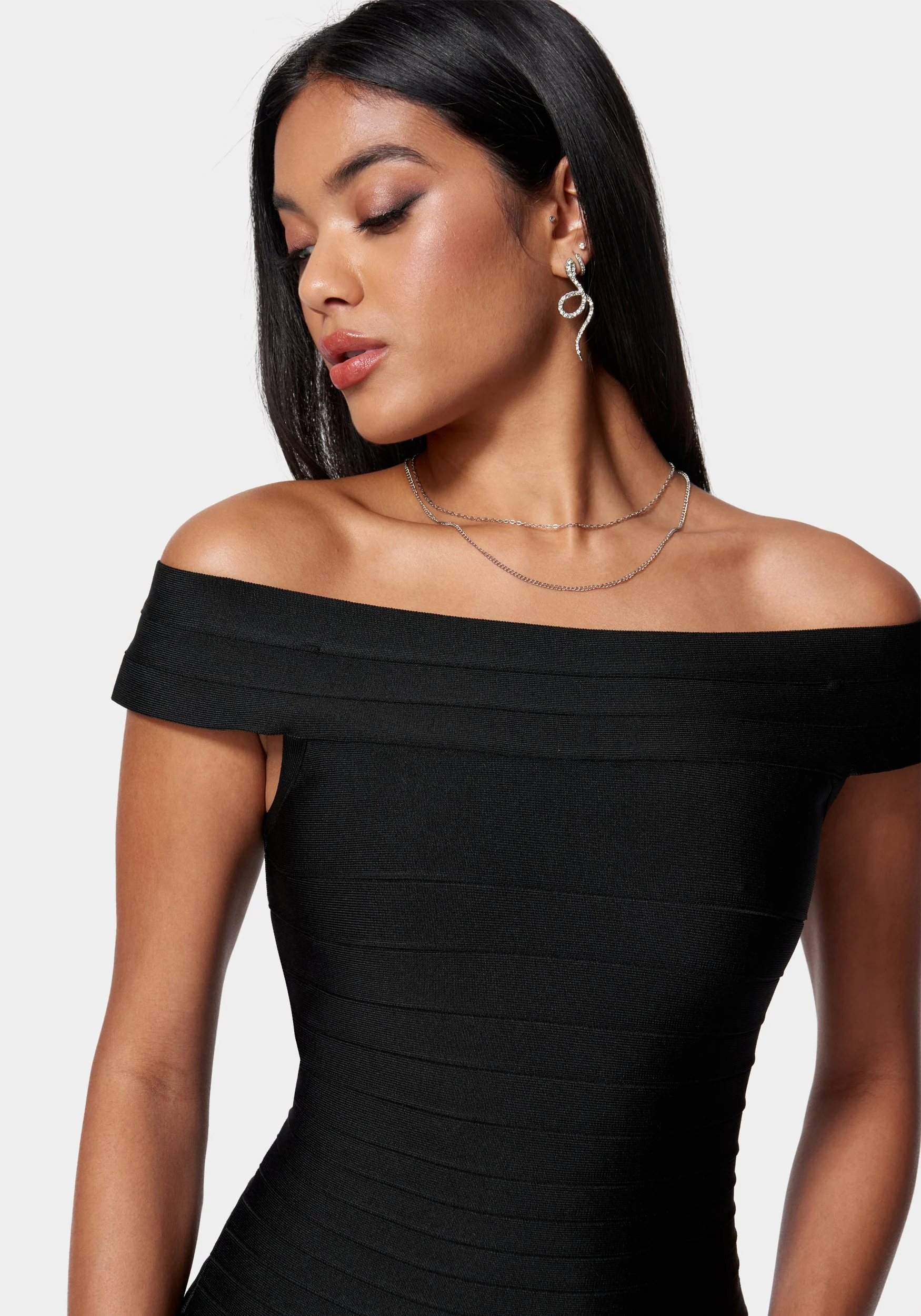 5146-luxe-bandage-off-shoulder-gown-4.webp Luxe Bandage Off Shoulder Gown