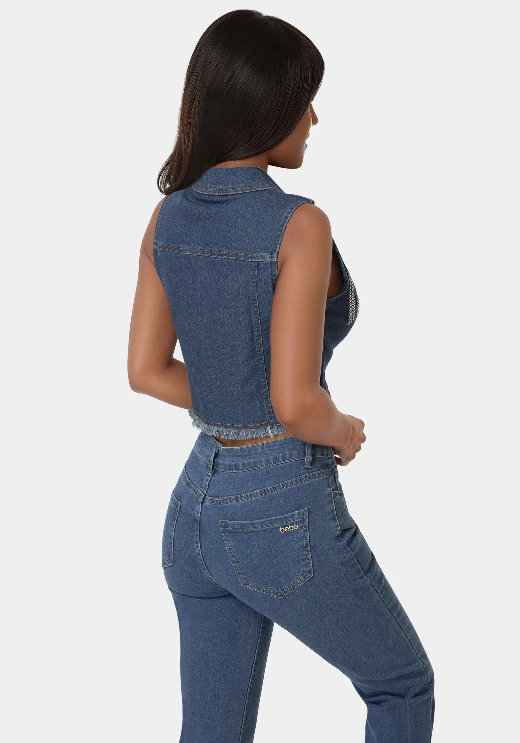 The Cropped Trucker Vest