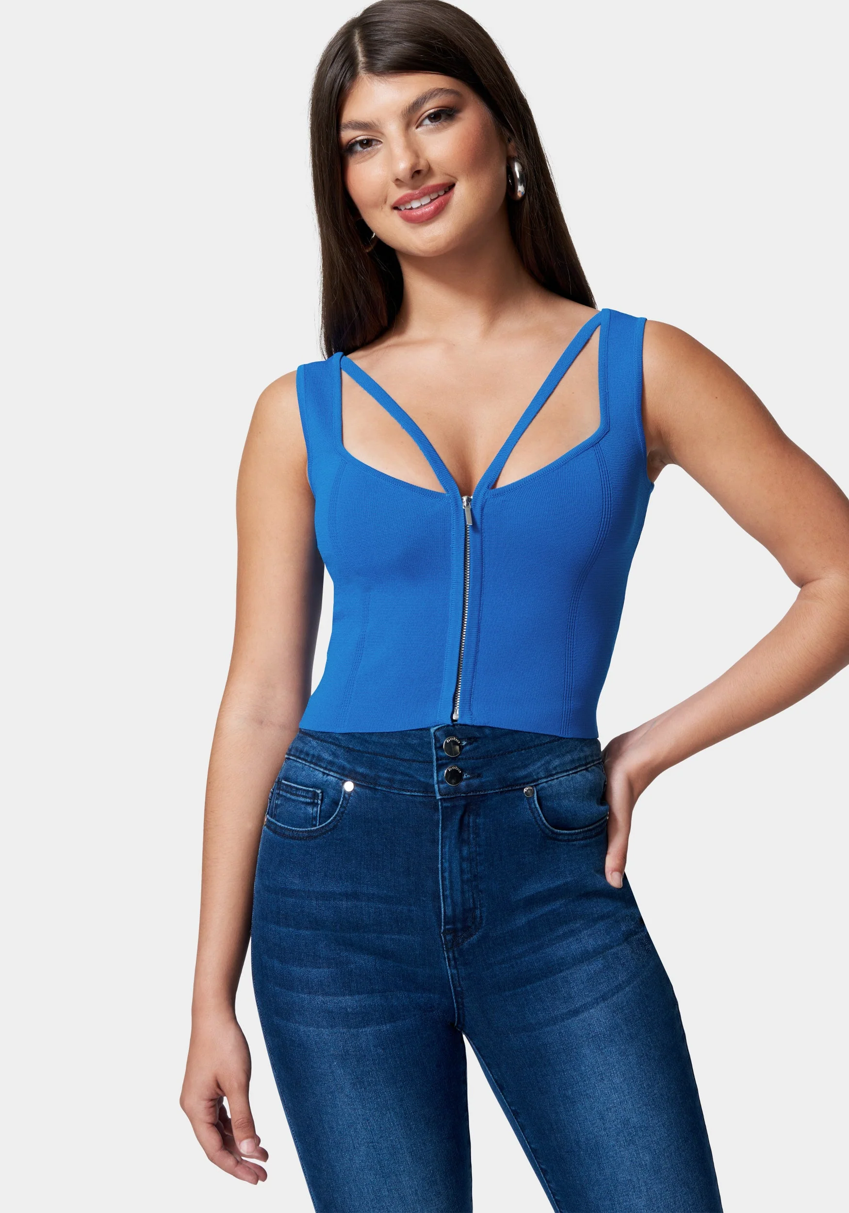 5609-zip-front-corset-sweater-top-1.webp Zip Front Corset Sweater Top