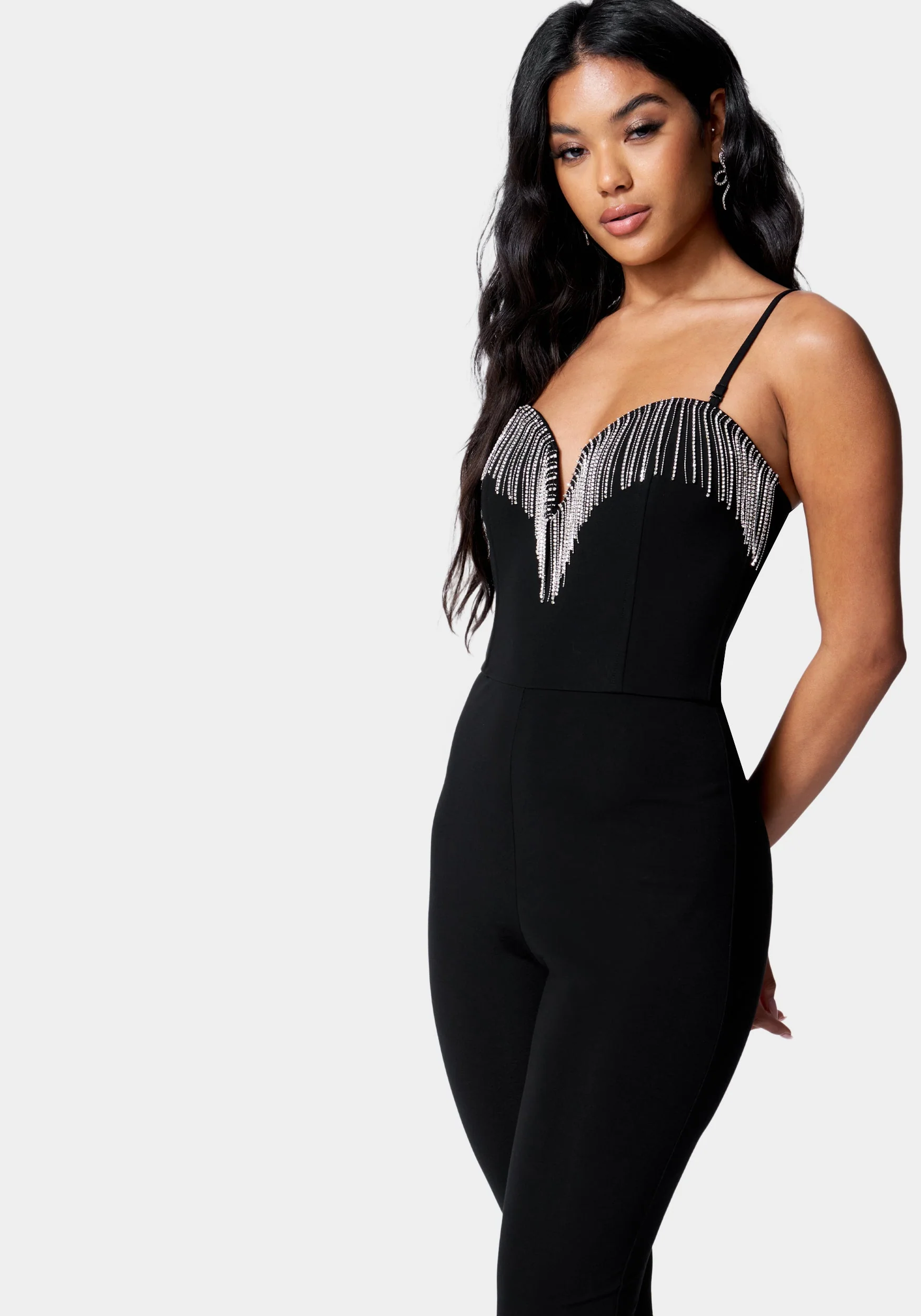 Festival Crystal Fringe Catsuit