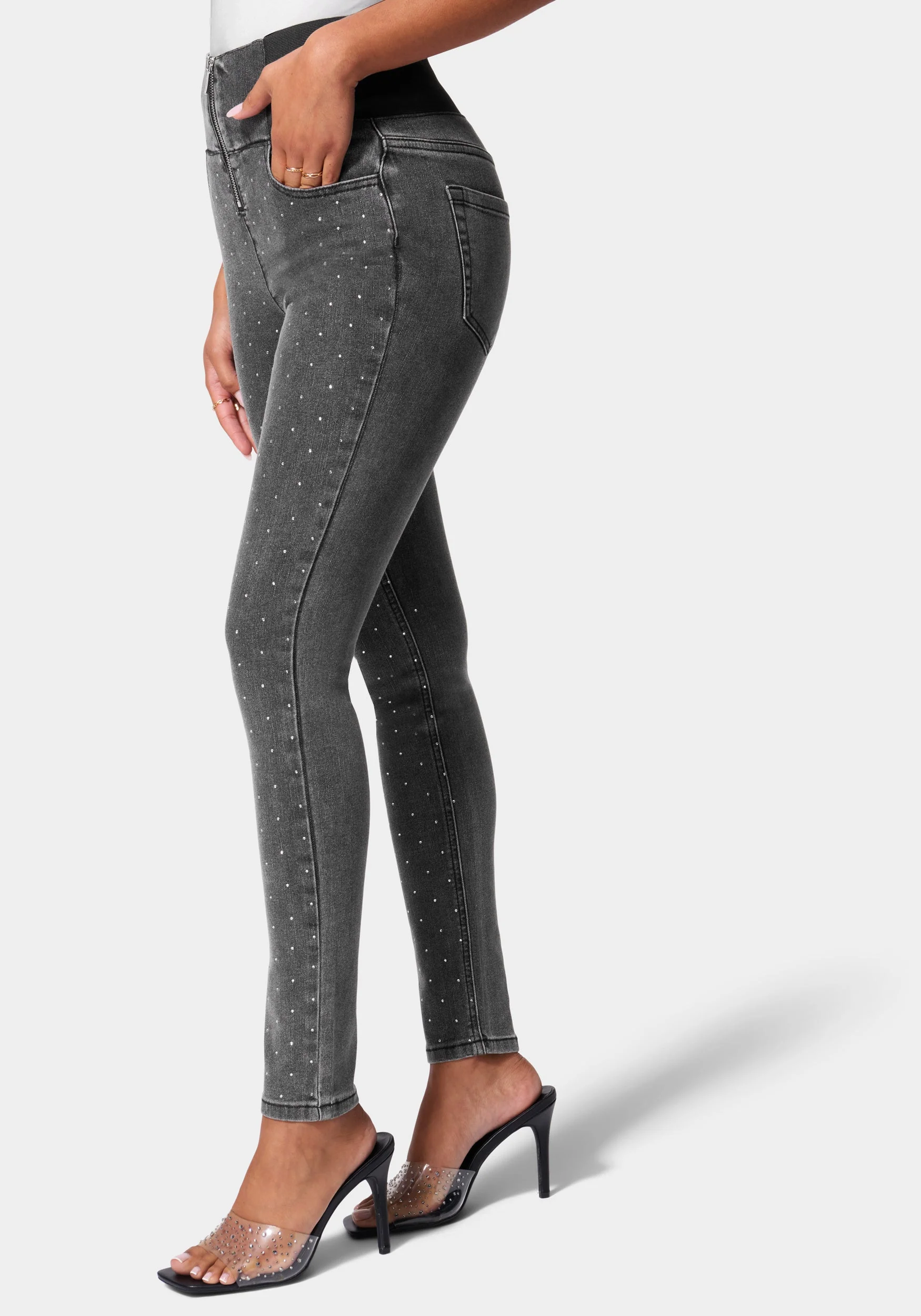 6940-embellished-elastic-waist-skinny-jean-1.webp Embellished Elastic Waist Skinny Jean