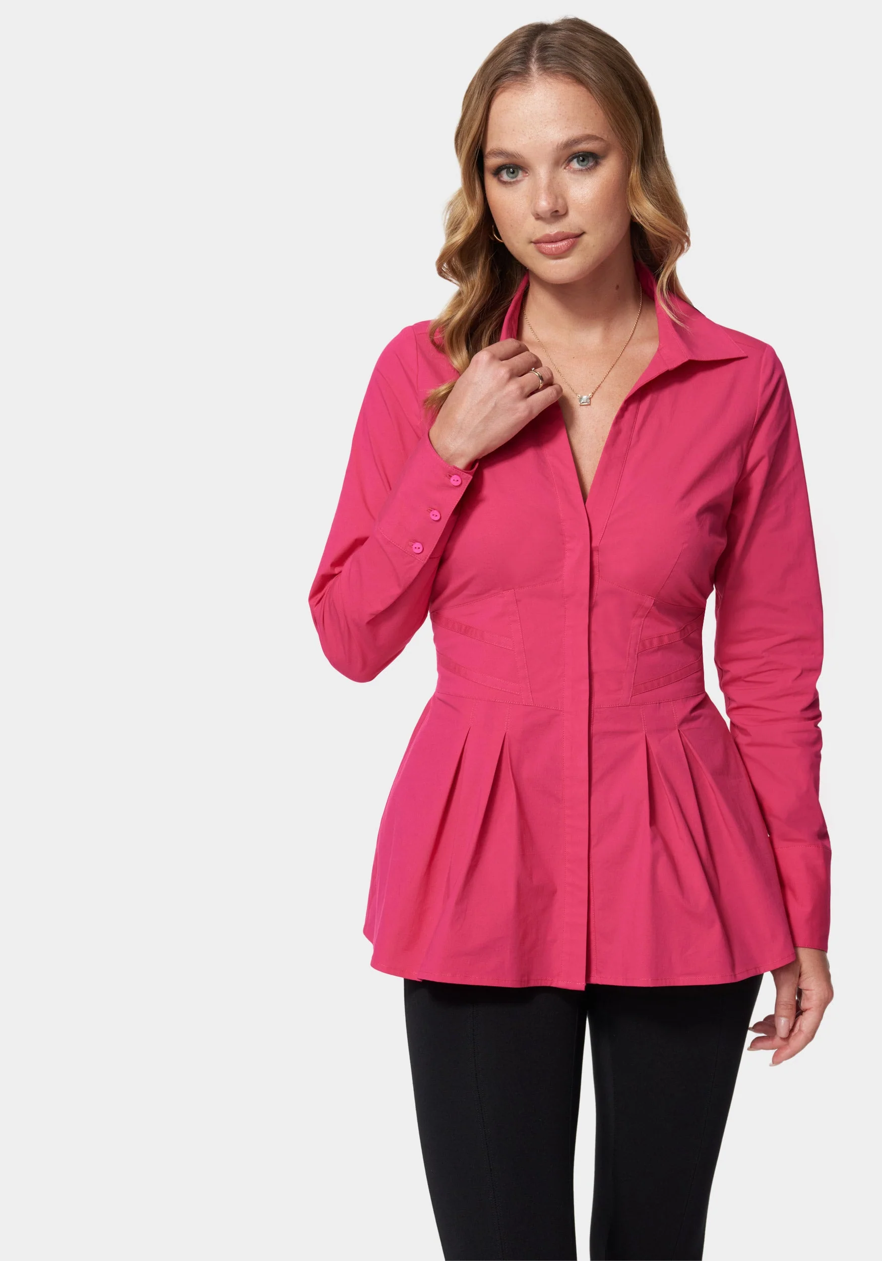 7027-poplin-corset-detail-long-sleeve-blouse-1.webp Poplin Corset Detail Long Sleeve Blouse