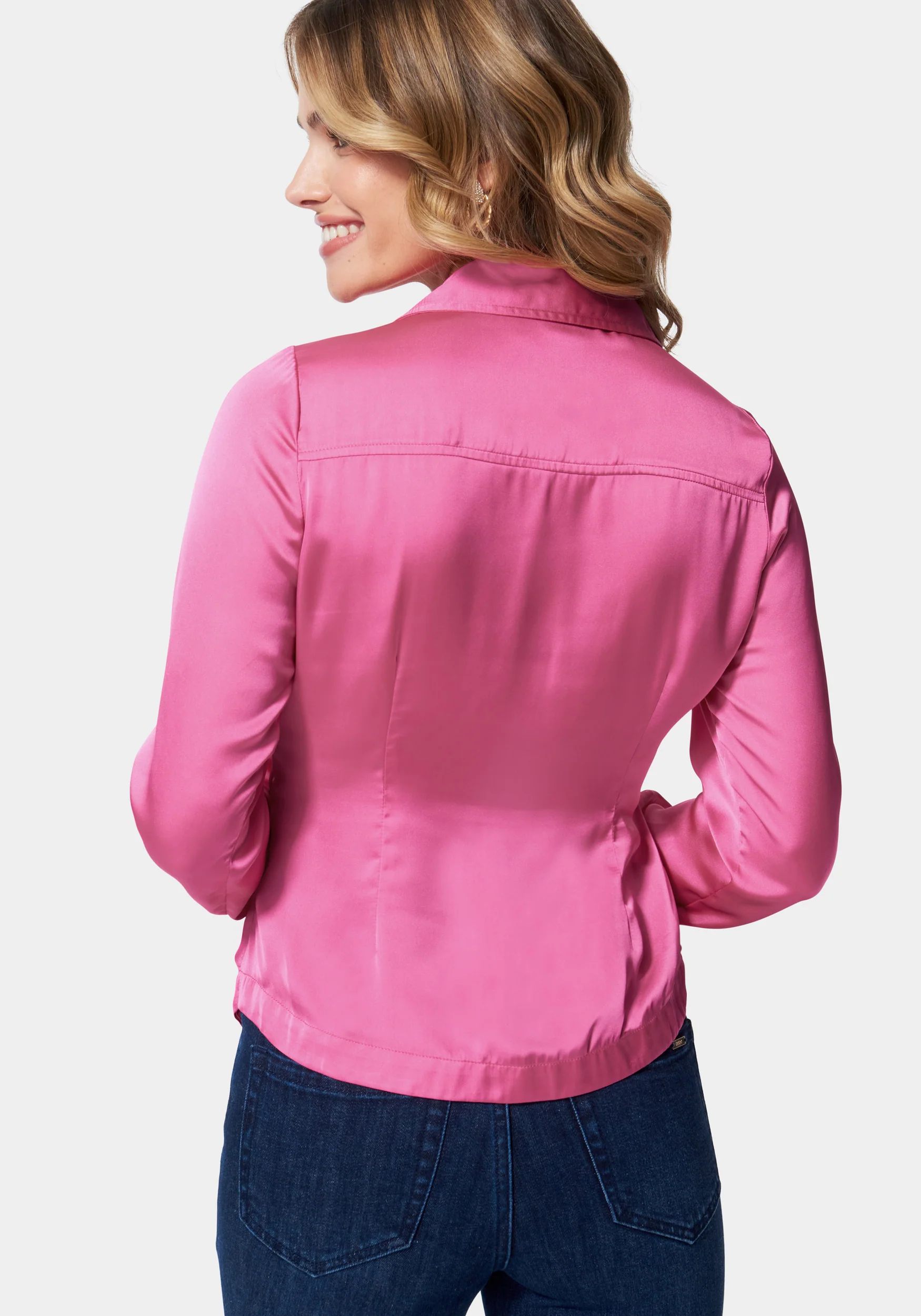 7354-satin-long-sleeve-knot-front-blouse-3.webp Satin Long Sleeve Knot Front Blouse
