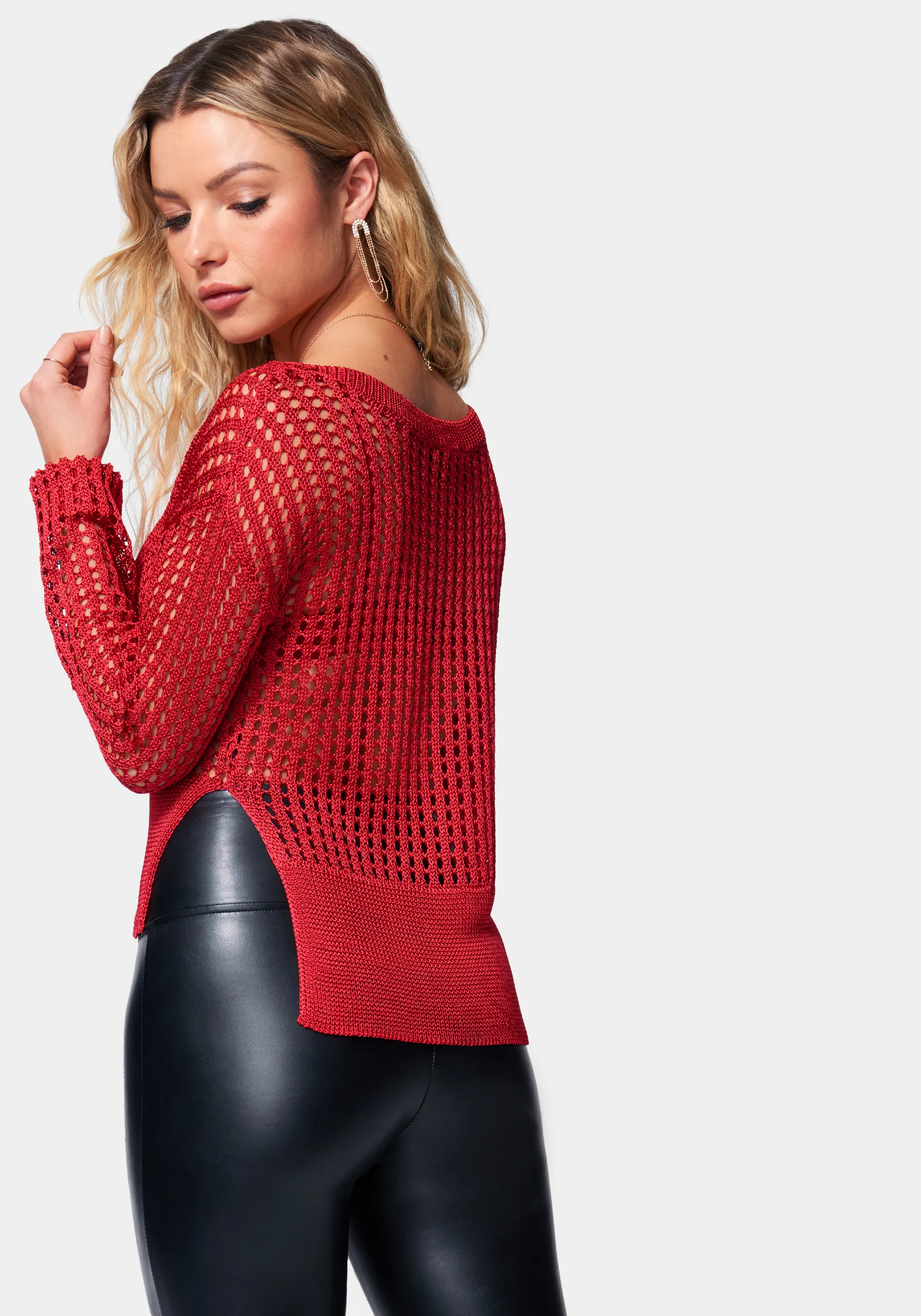 7406-open-knit-hi-lo-sweater-2.webp Open Knit Hi Lo Sweater
