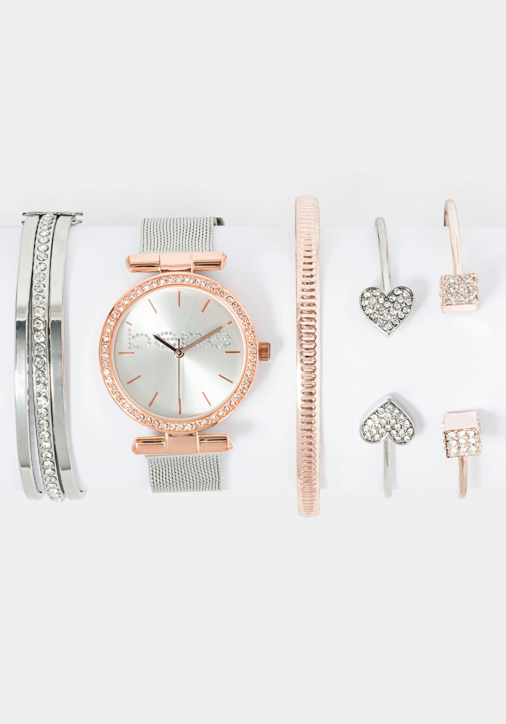 7860-two-tone-watch-bracelet-set-1.webp Two Tone Watch & Bracelet Set