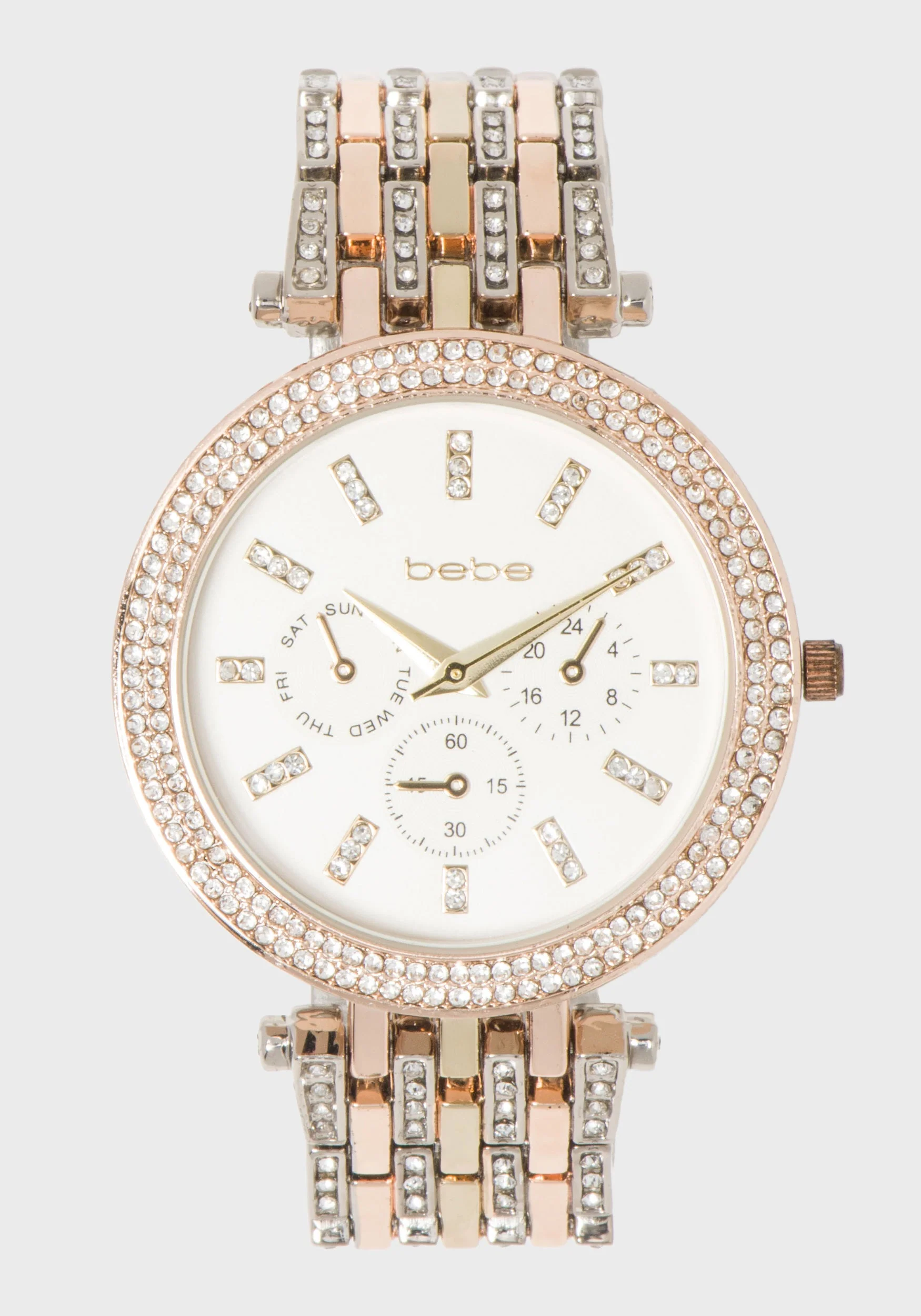 7868-tri-tone-crystal-bezel-watch-2.webp Tri-Tone Crystal Bezel Watch