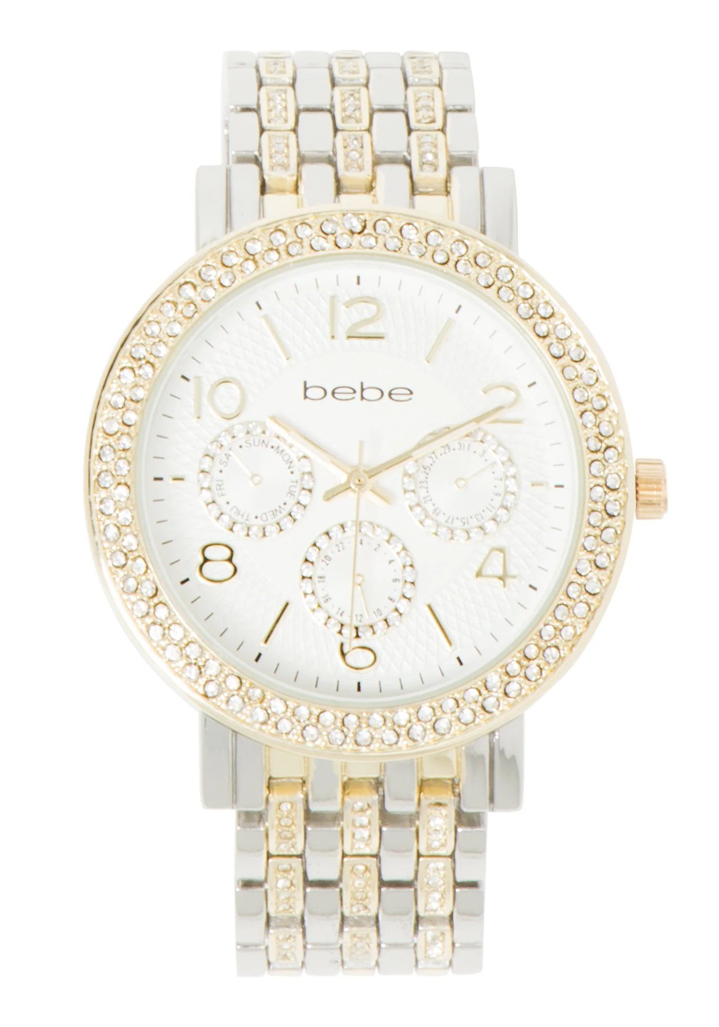 7890-bebe-two-tone-crystal-watch-1.webp Bebe Two Tone Crystal Watch