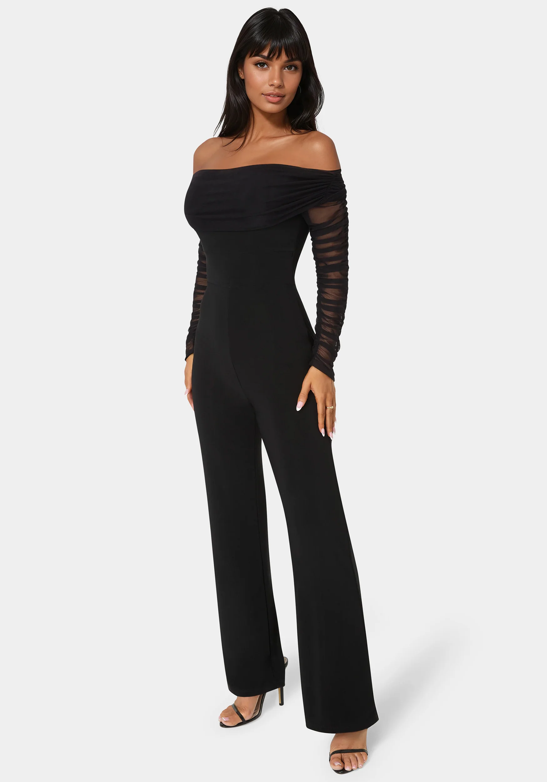 8343-off-shoulder-ruched-jumpsuit-2.webp Off Shoulder Ruched Jumpsuit
