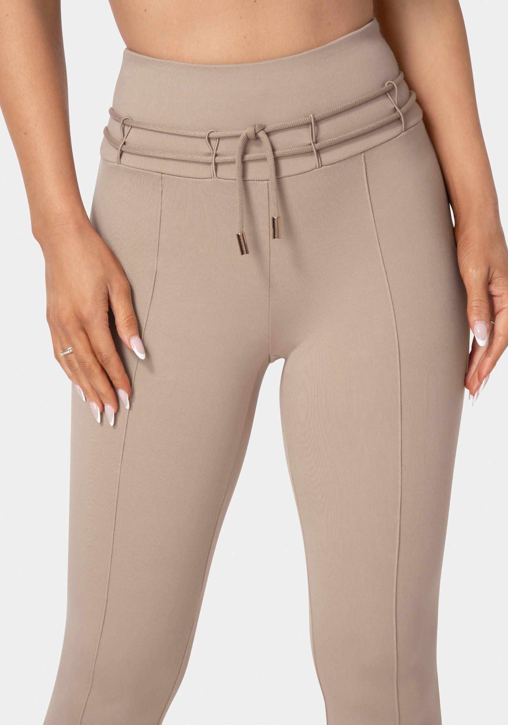 High Waist Thin Belts Legging