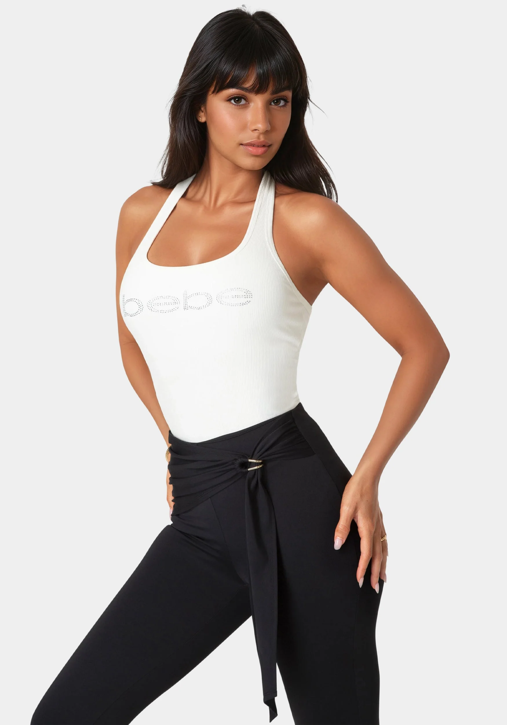 8801-bebe-logo-halter-neck-rib-tank-1.webp Bebe Logo Halter Neck Rib Tank