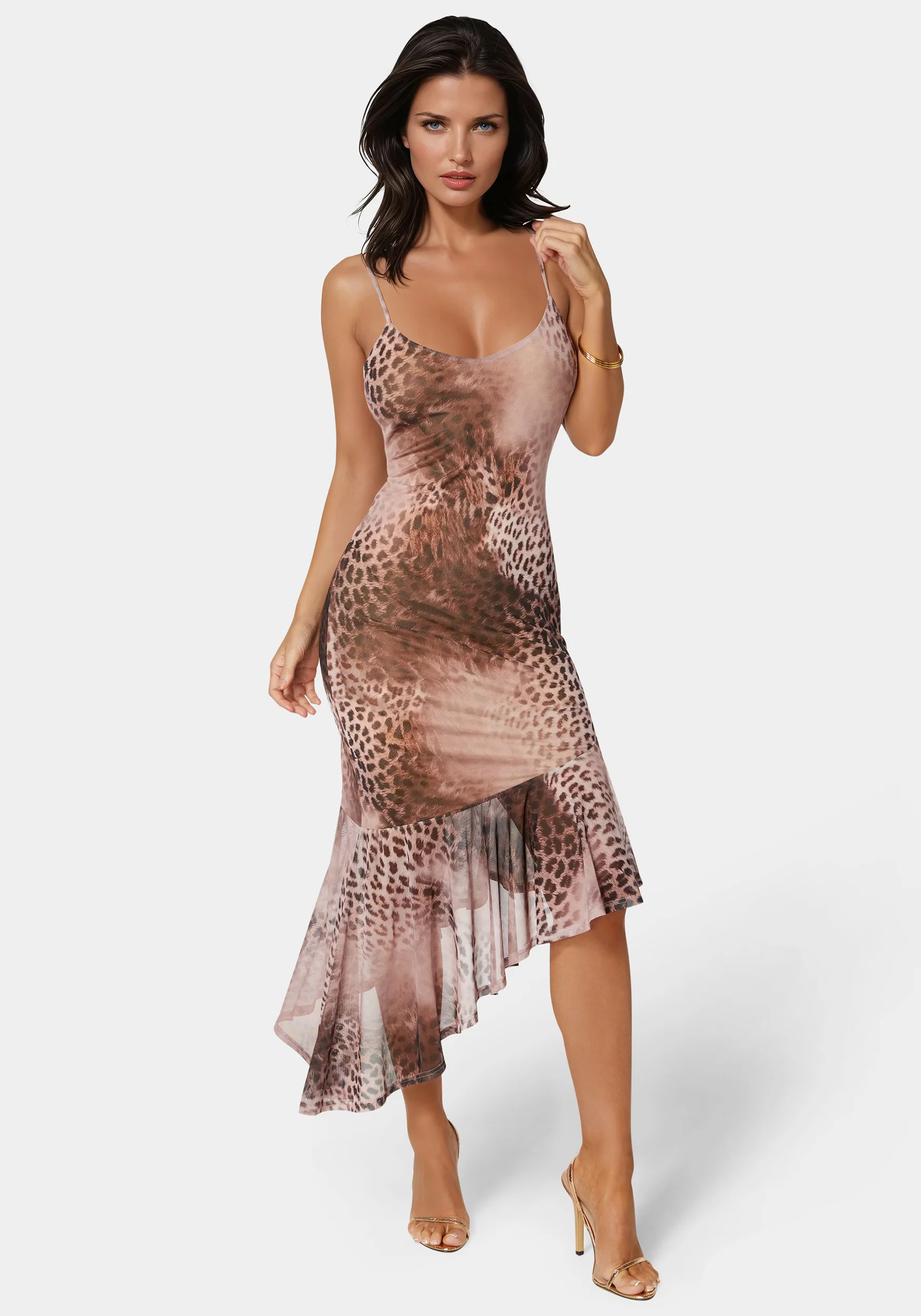 8896-cascade-high-low-mesh-dress-1.webp Cascade High Low Mesh Dress