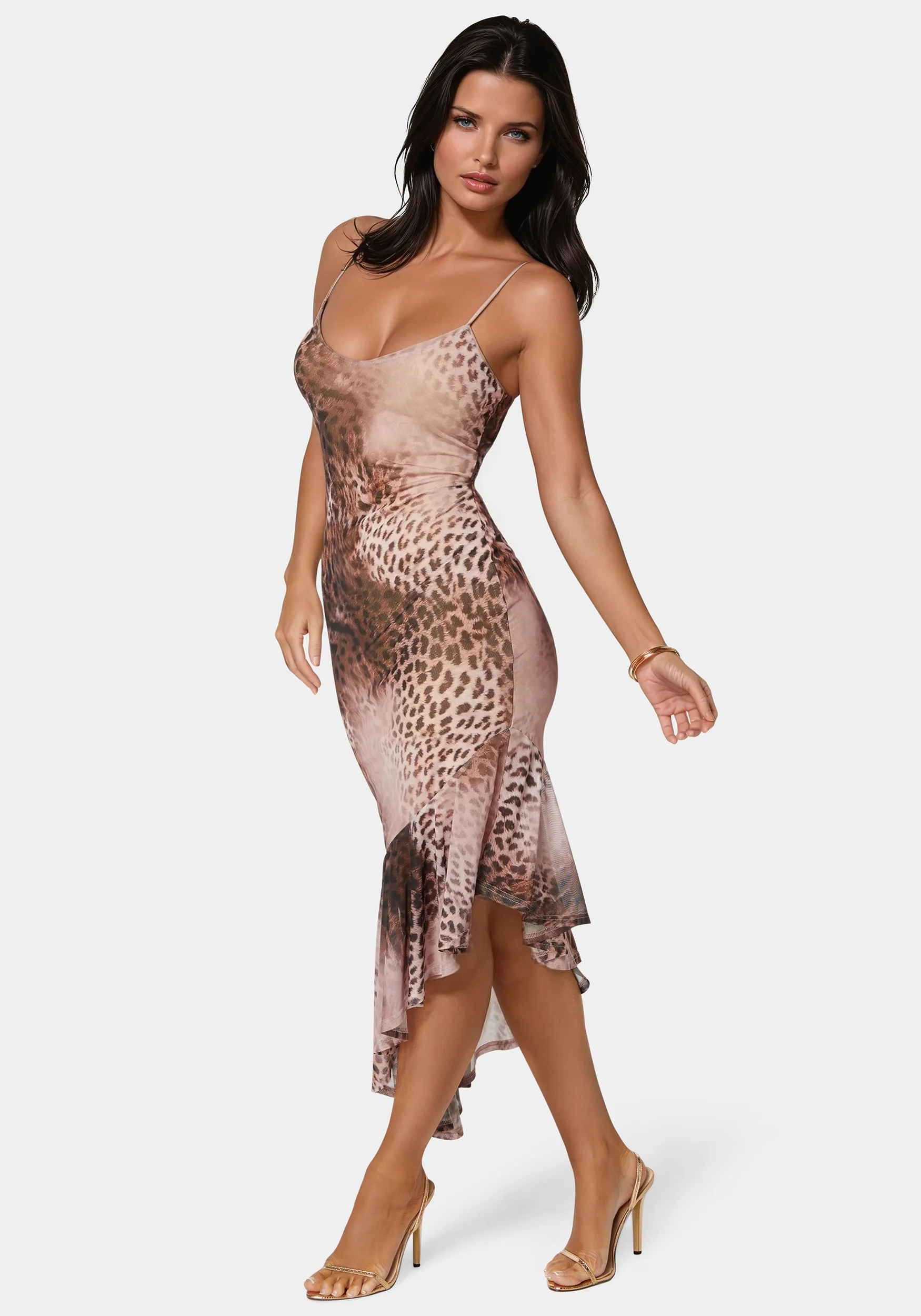8896-cascade-high-low-mesh-dress-2.webp Cascade High Low Mesh Dress