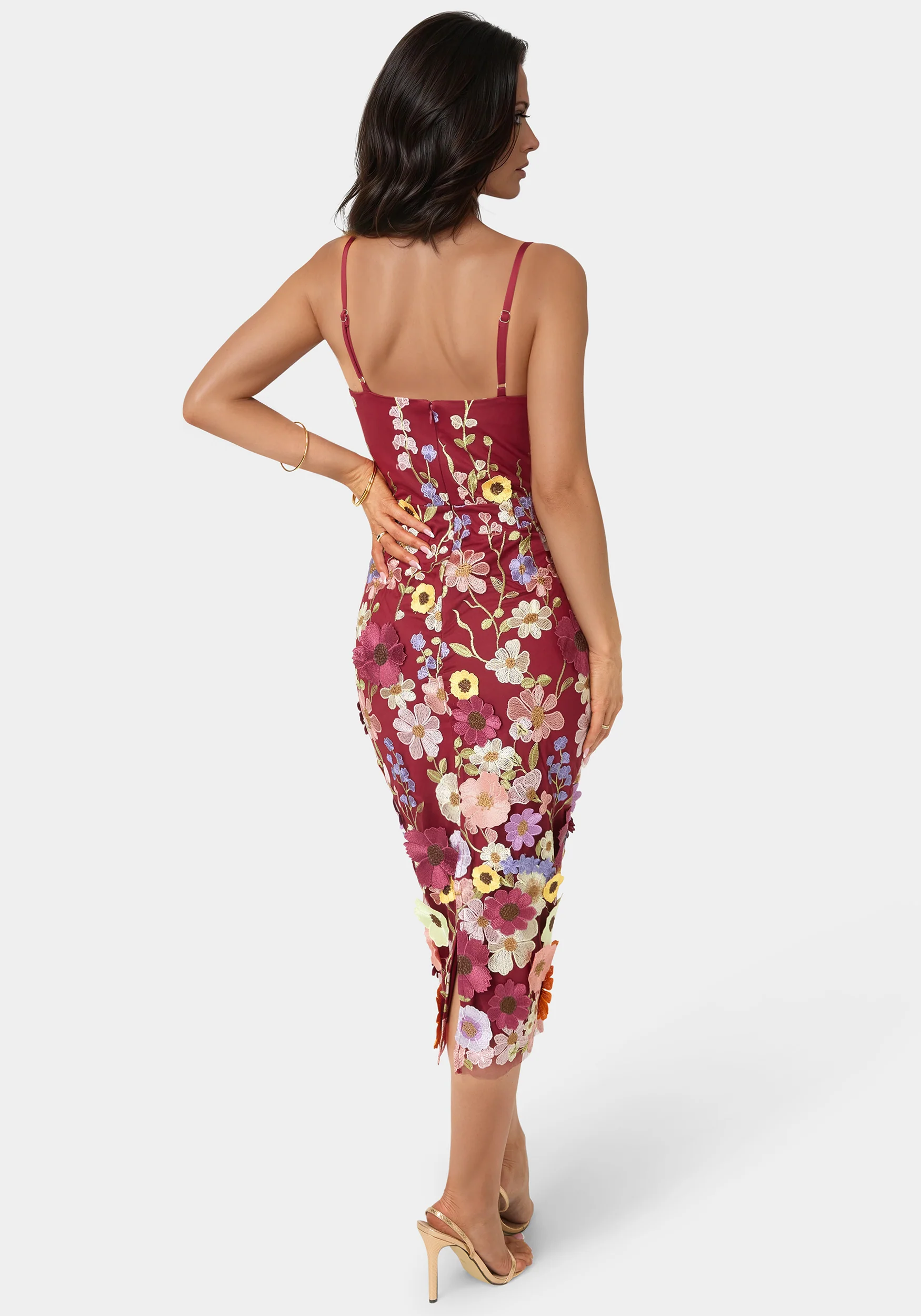 9011-3d-floral-strappy-v-neck-midi-dress-3.webp 3D Floral Strappy V-Neck Midi Dress
