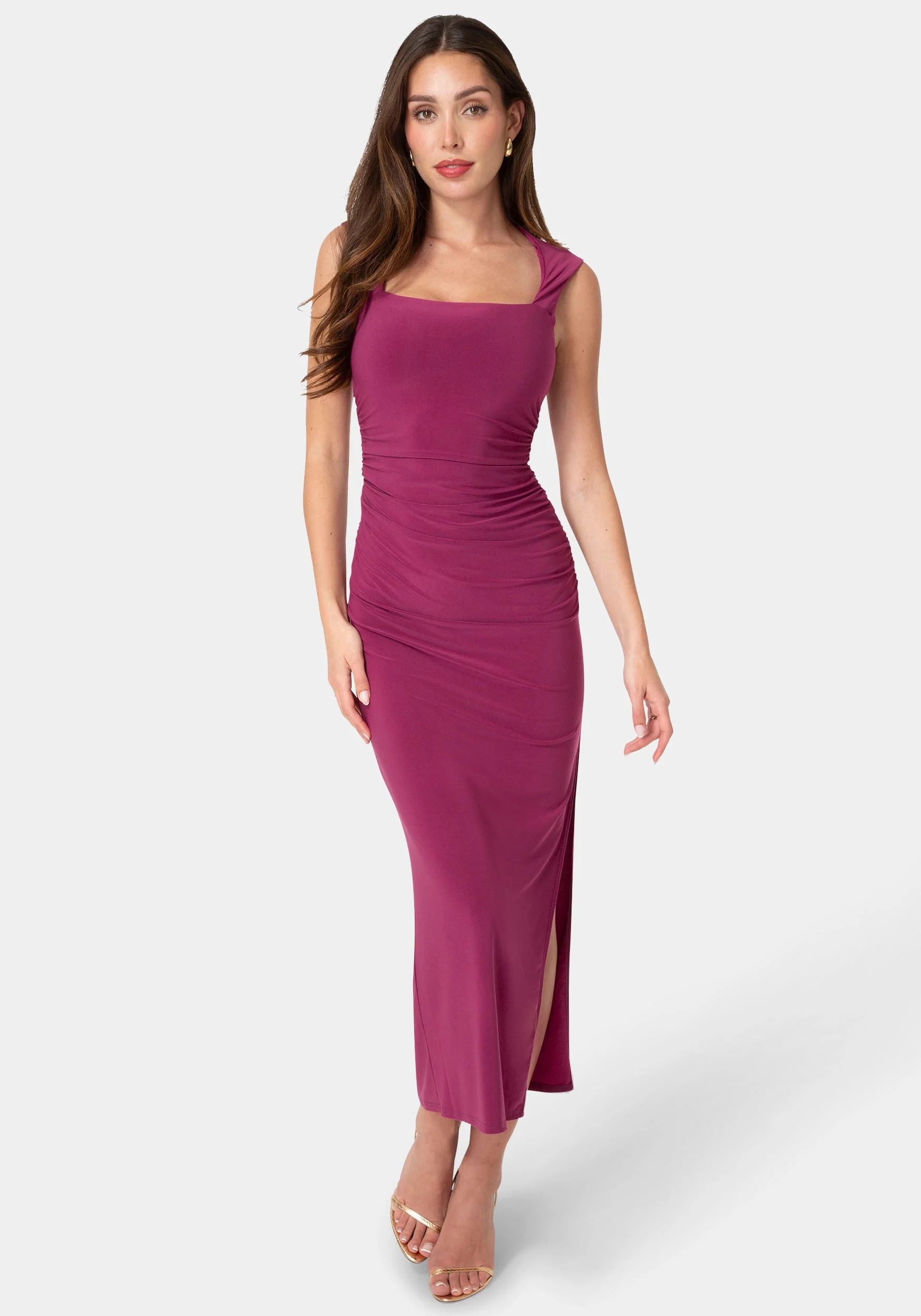 9138-square-neck-high-slit-midi-dress-1.webp Square Neck High Slit Midi Dress